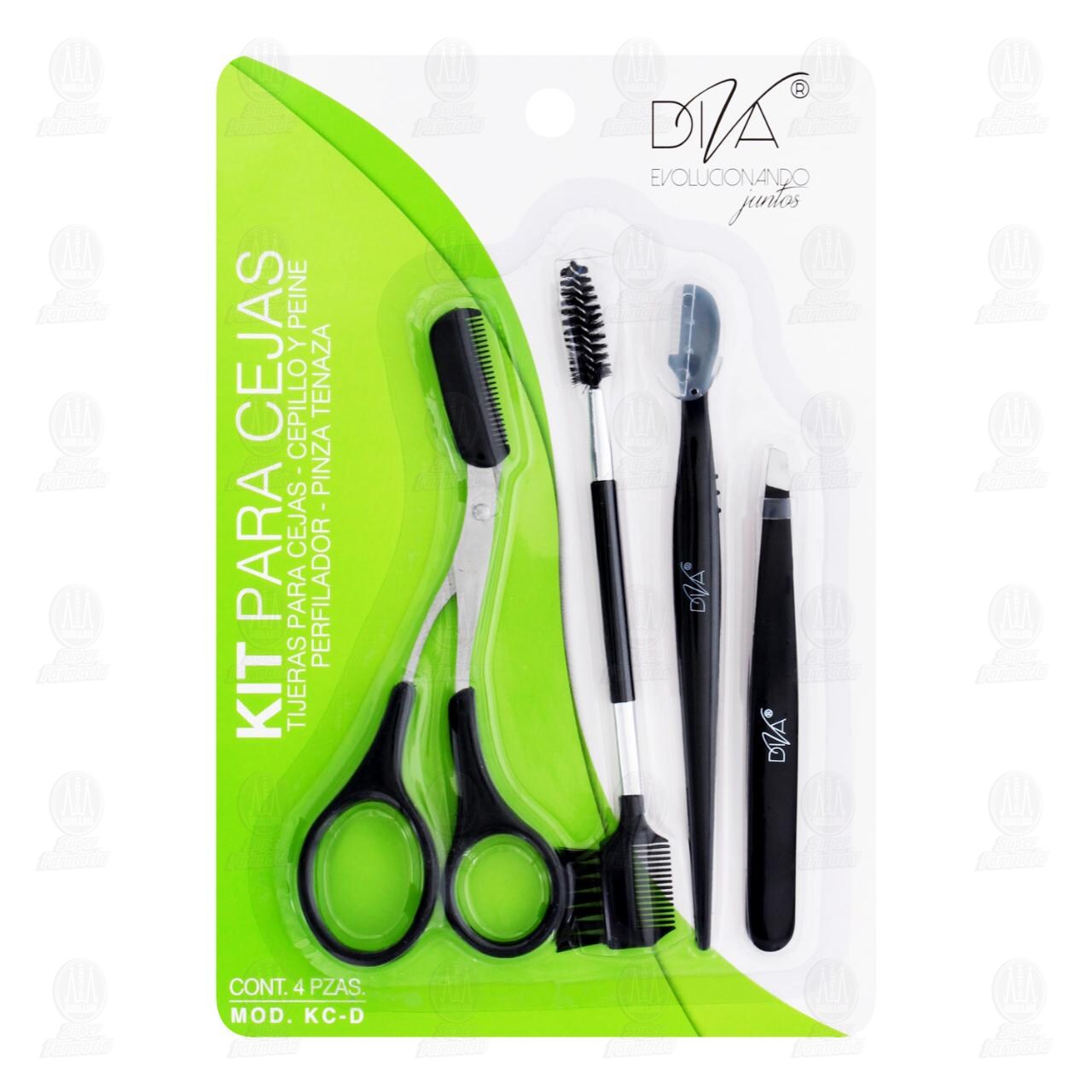 Kit Diva para Cejas, 4 pzas.