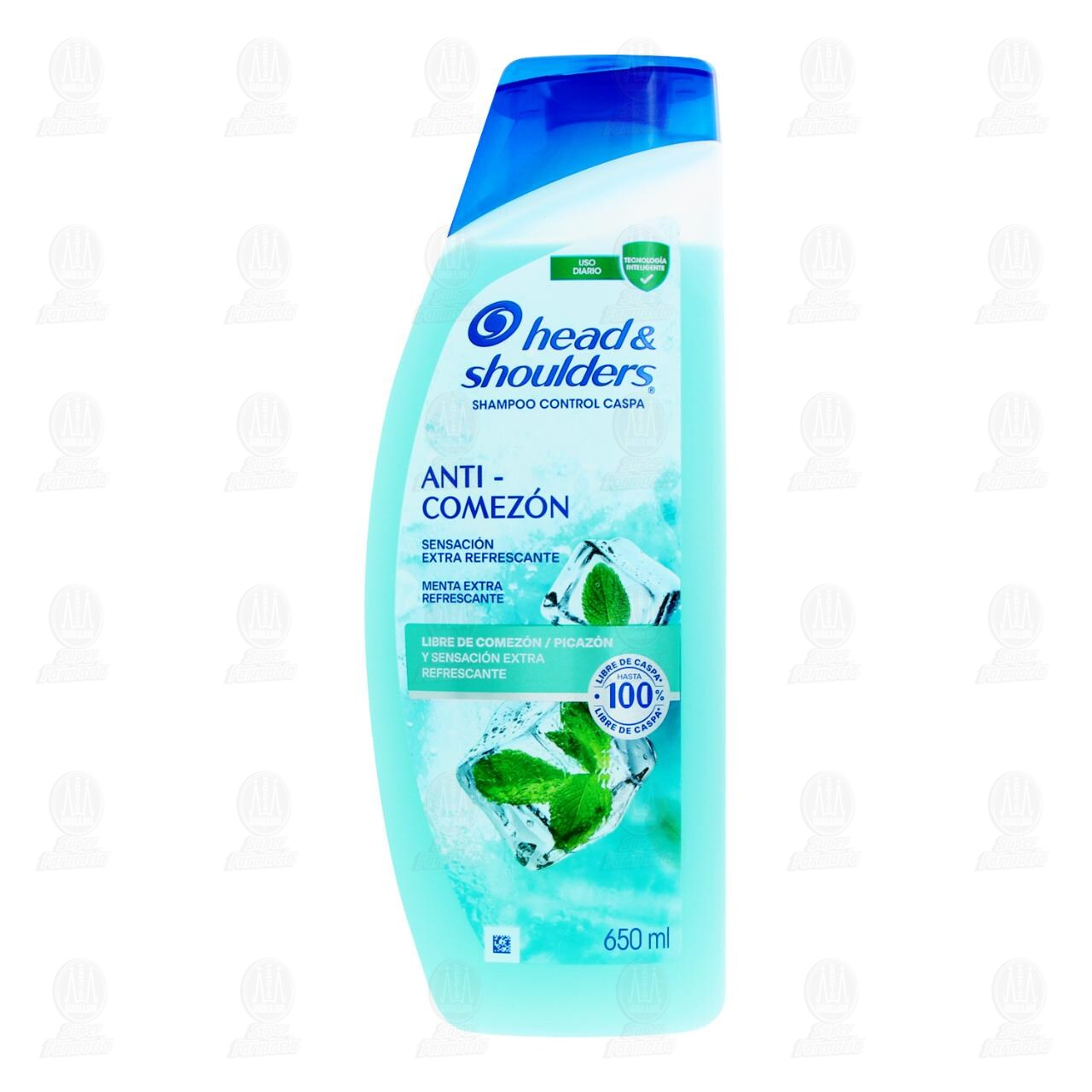 Shampoo Head & Shoulders Anti-Comez&oacute;n Menta Refrescante, 650 ml. image number 1