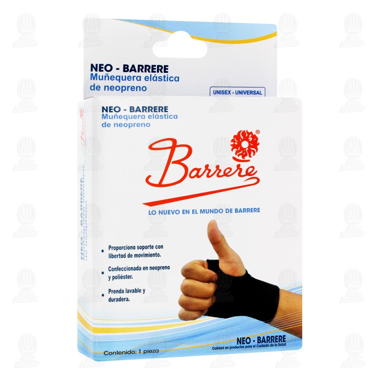 Mu&ntilde;equera El&aacute;stica Barrere de Neopreno Unisex, 1 pz. image number 0