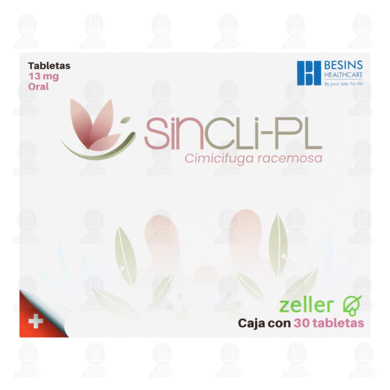Sincli-PL 13 mg, 30 Tabletas. image number 1