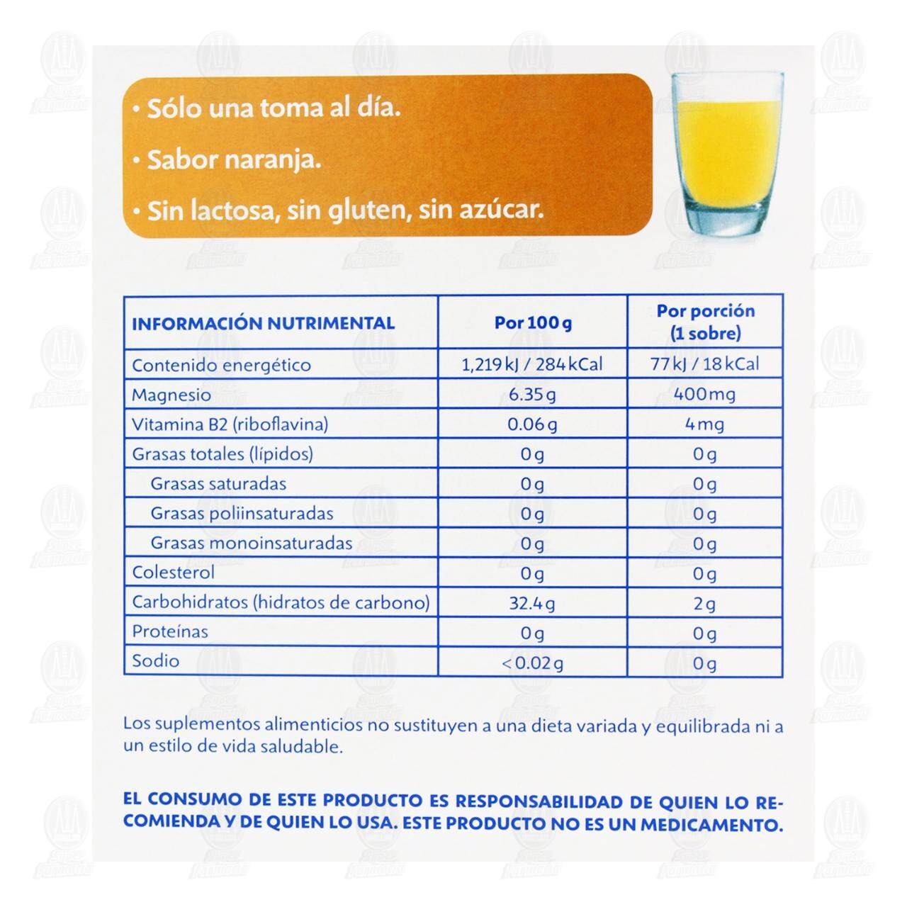 Diasporal 400 mg, 20 Sobres 6.3 gr c/u. image number 2