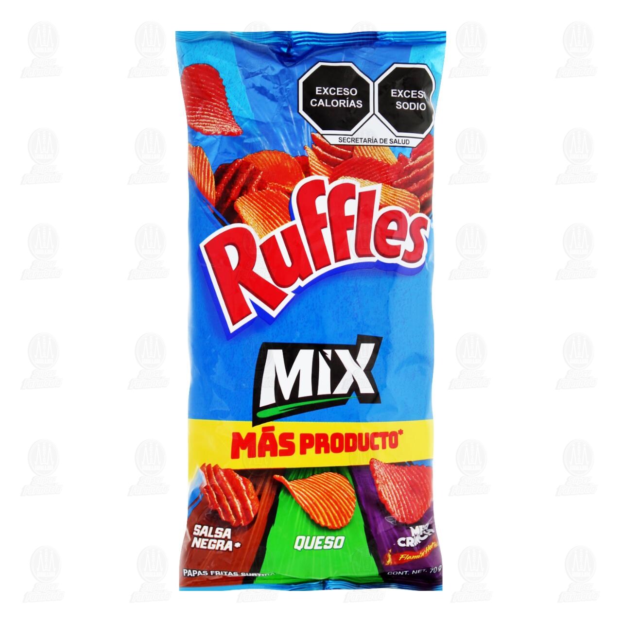 Papas Surtidas Ruffles Mix, 70 gr. image number 0