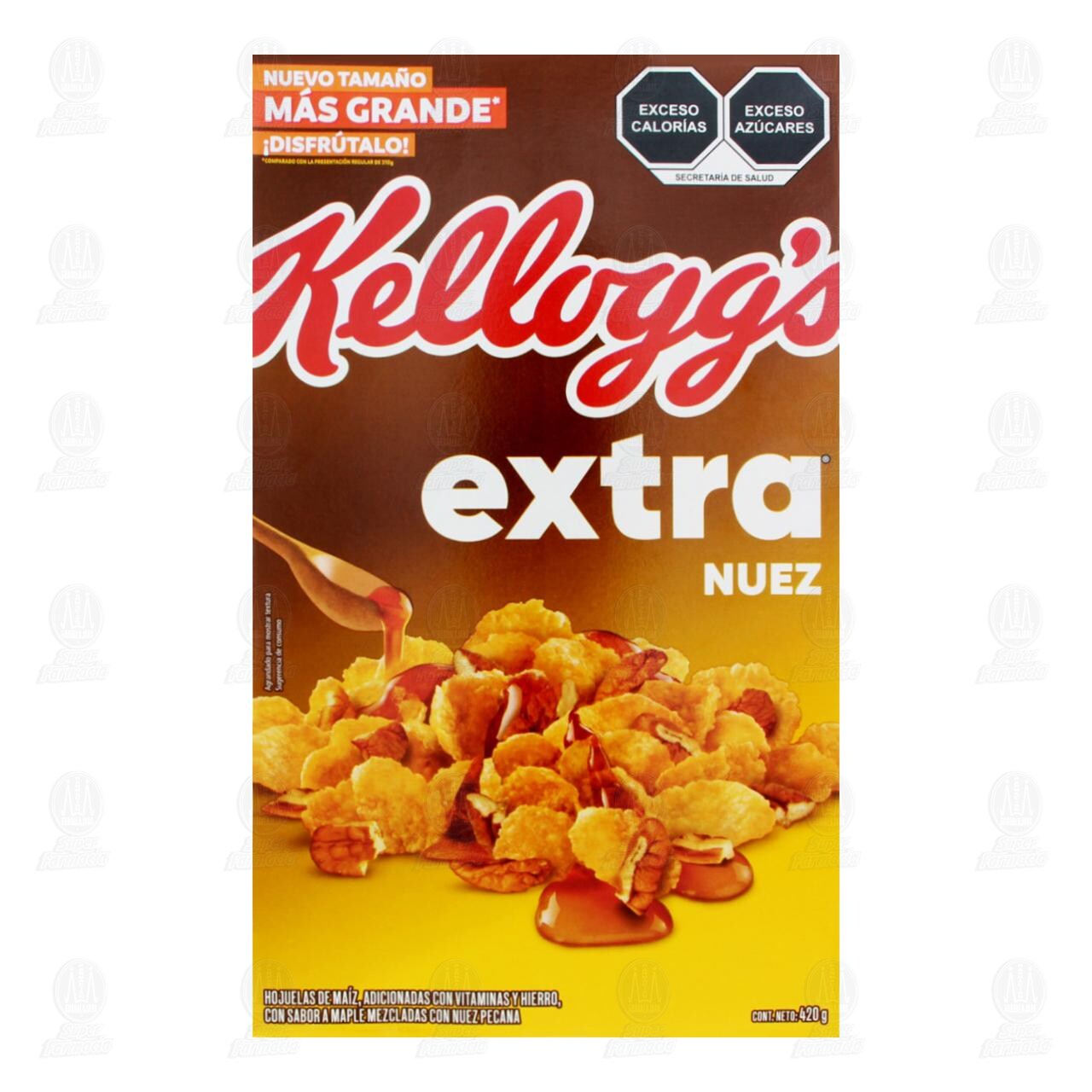 Cereal Kellogg's Extra Nuez, 420 gr. image number 1
