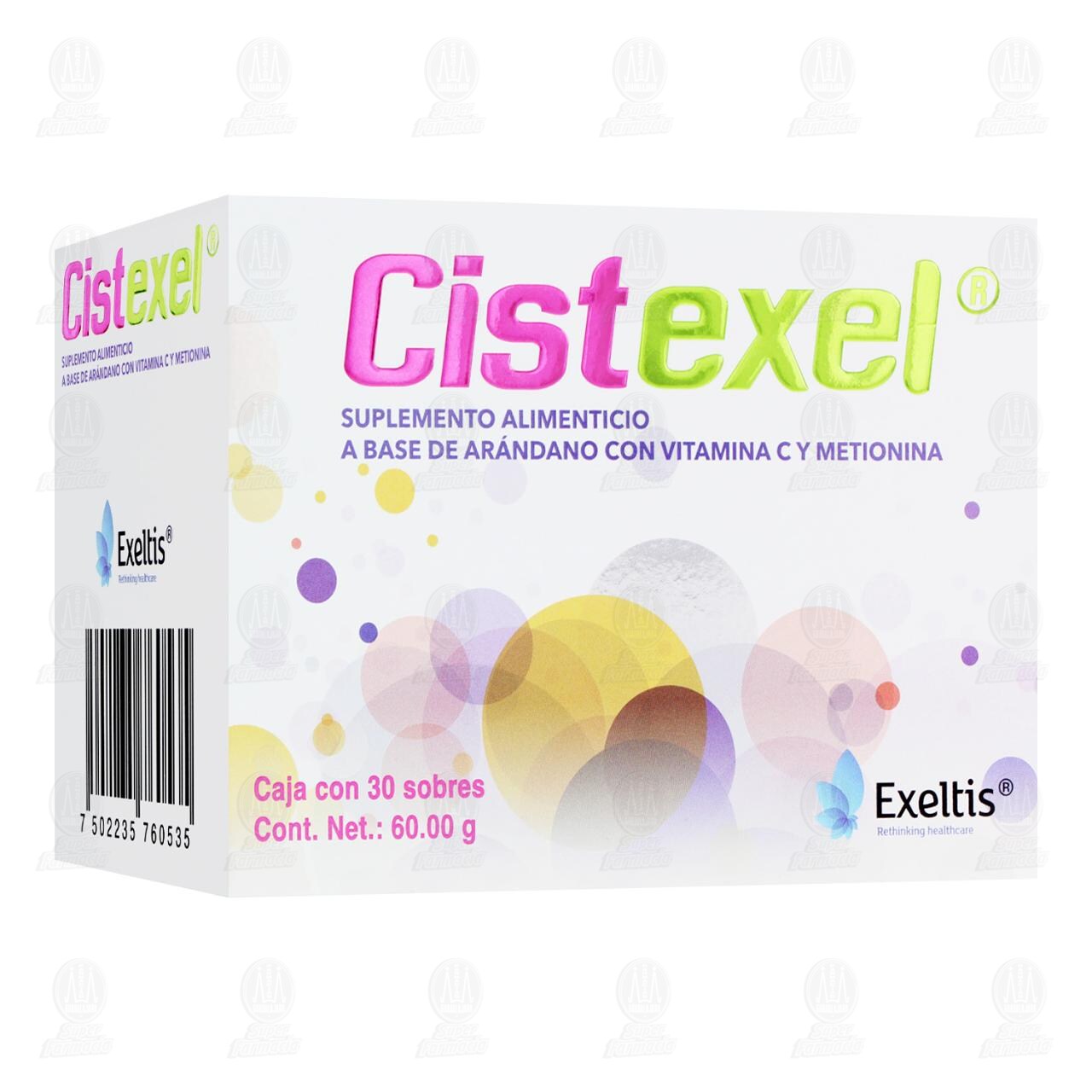 Cistexel 60.00 gr Suplemento Alimenticio, 30 Sobres.