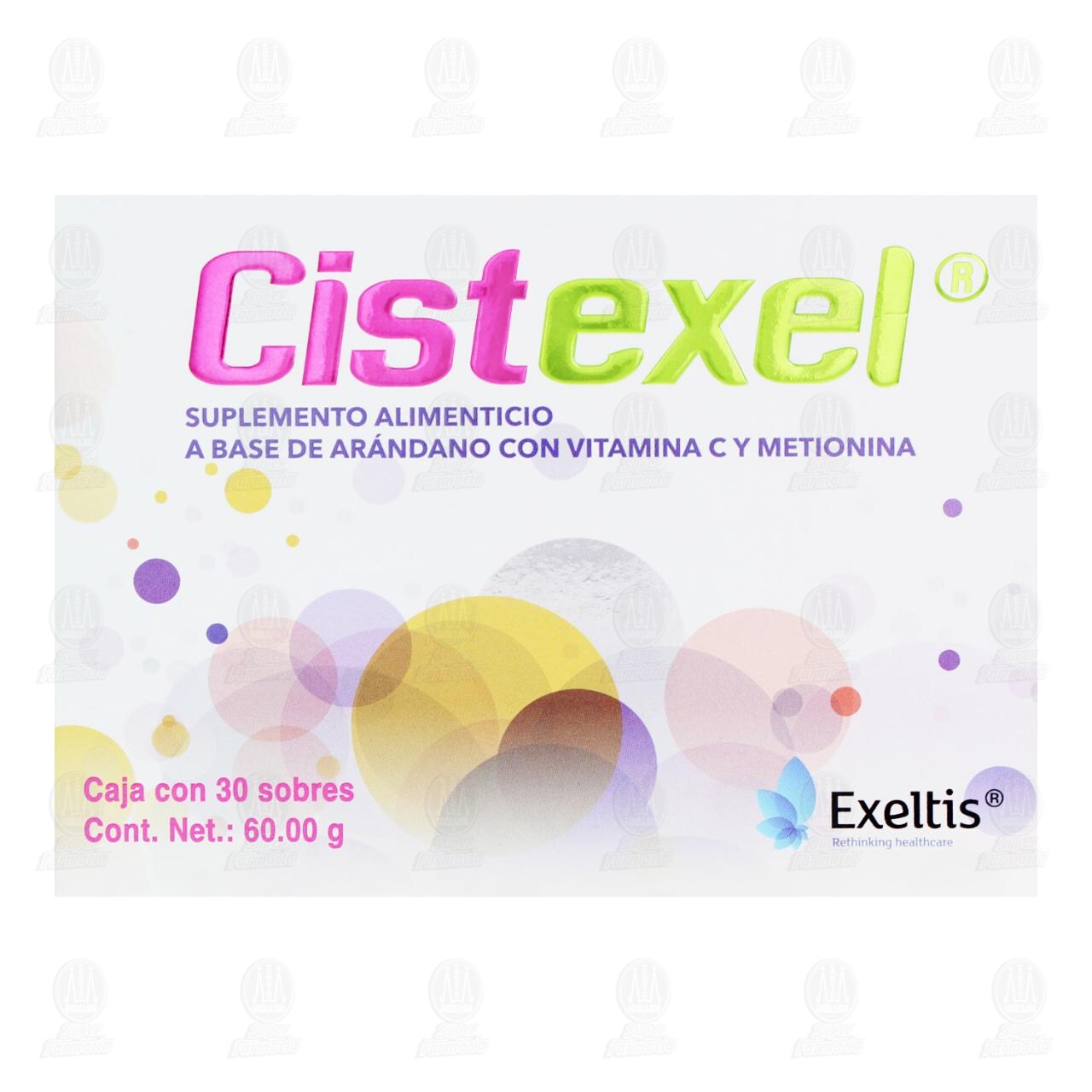 Cistexel 60.00 gr Suplemento Alimenticio, 30 Sobres. image number 1