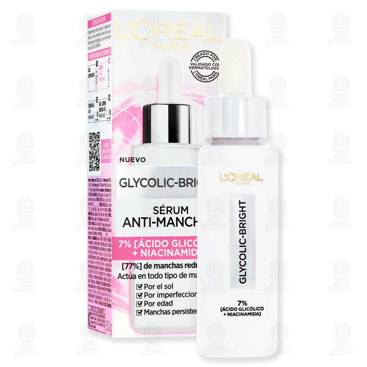 S&eacute;rum L'Or&eacute;al Paris Glycolic-Bright Anti-Manchas, 30 ml. image number 3