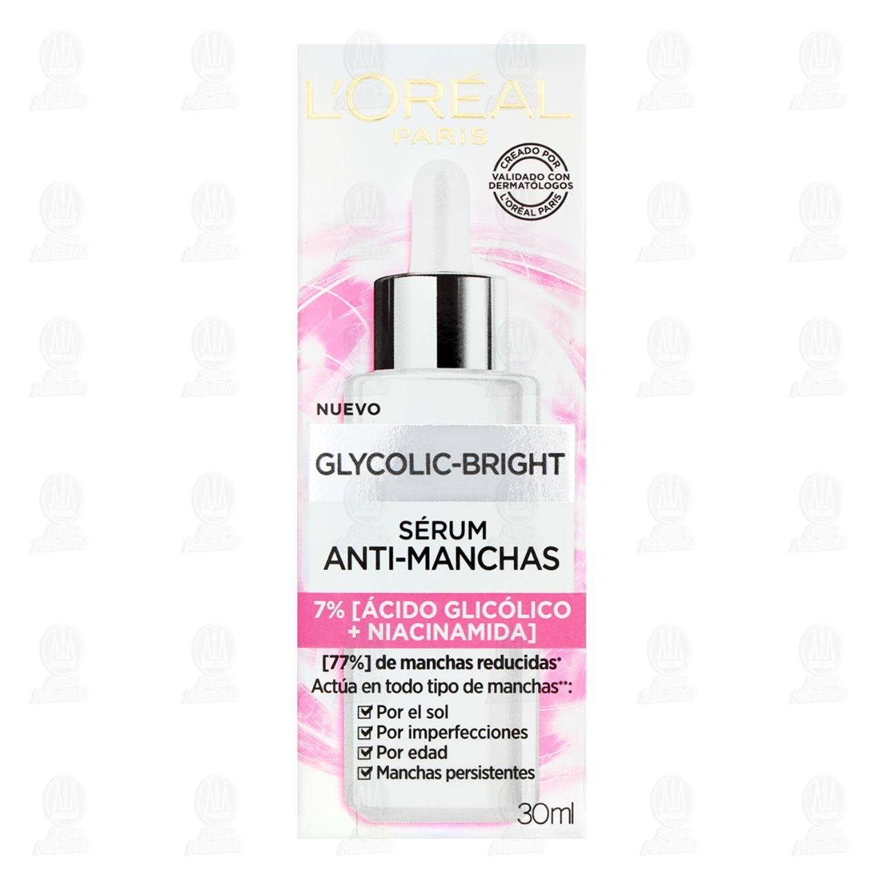 S&eacute;rum L'Or&eacute;al Paris Glycolic-Bright Anti-Manchas, 30 ml. image number 1