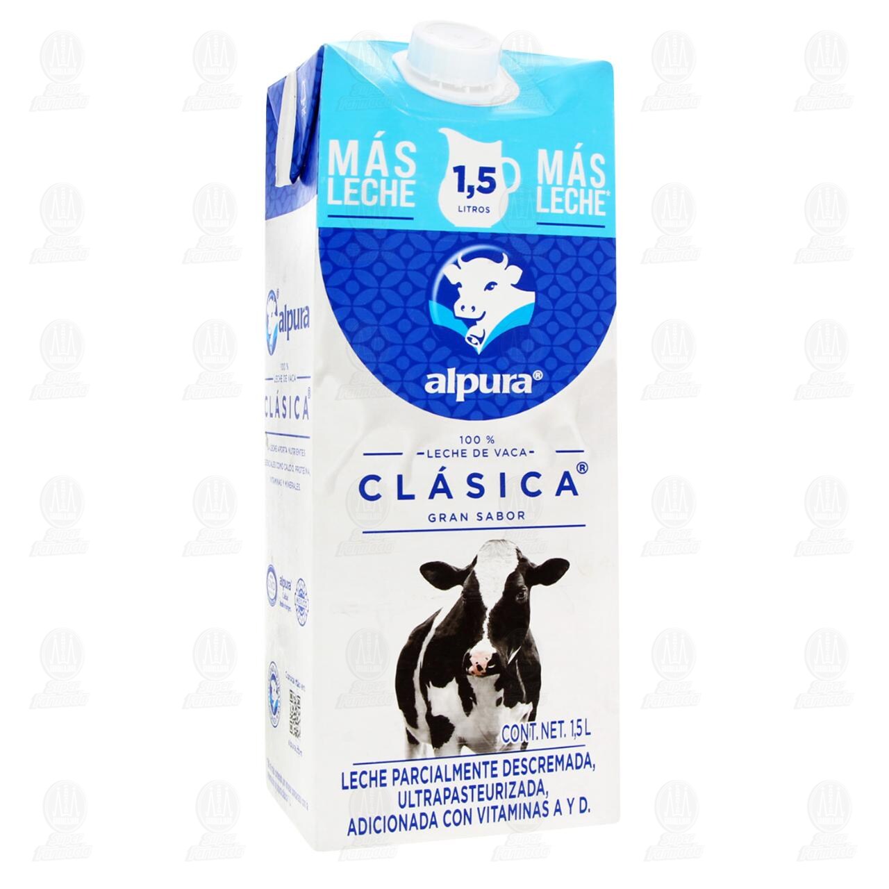 Leche Alpura Clásica Descremada Ultrapasteurizada, 1.5 l. image number 0