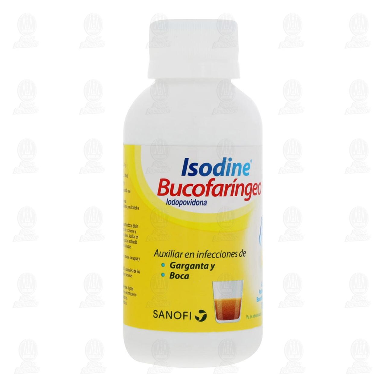 Isodine Bucofaríngeo Solución Antiséptica, 120 ml.