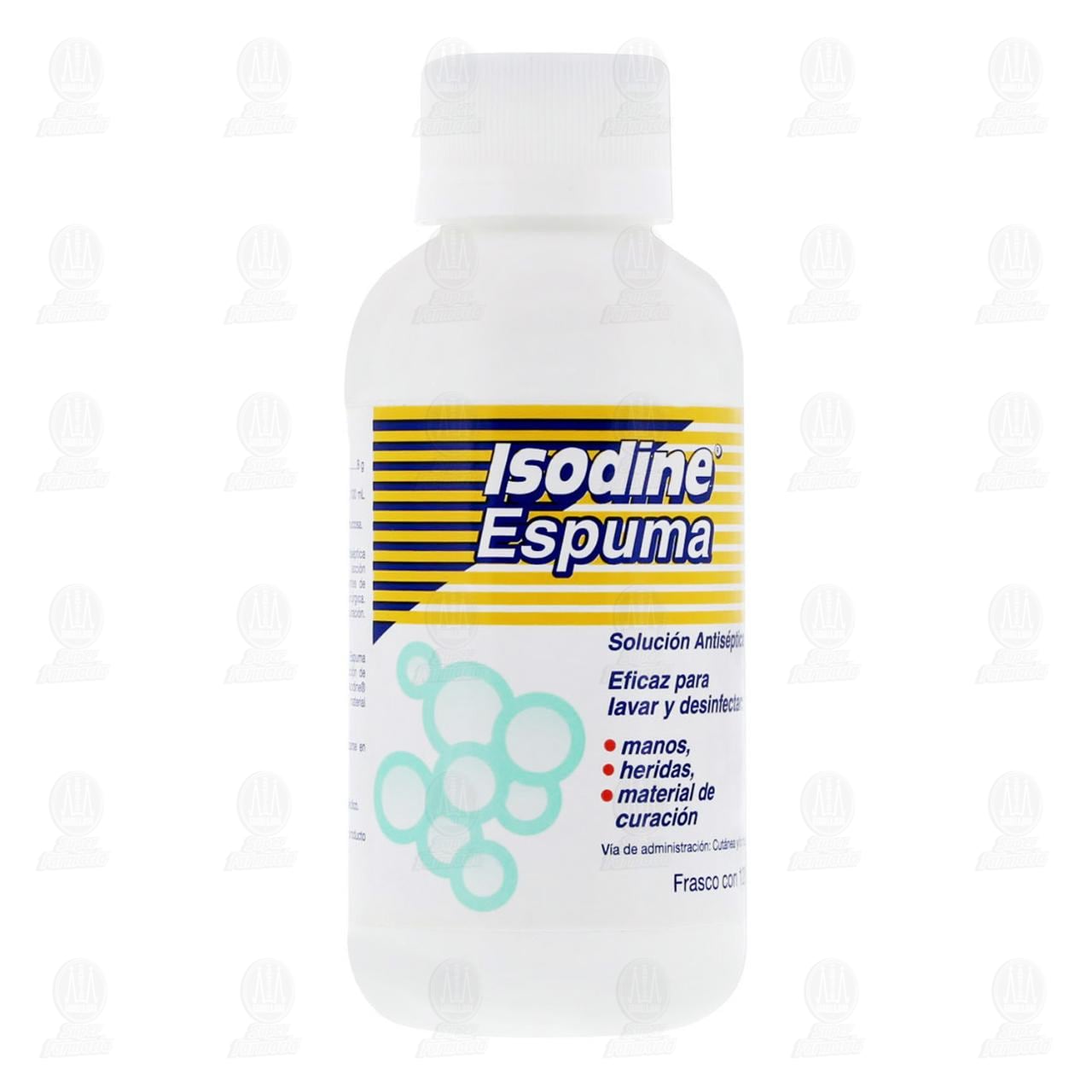 Isodine Espuma Soluci&oacute;n Antis&eacute;ptica, 120 ml. image number 0