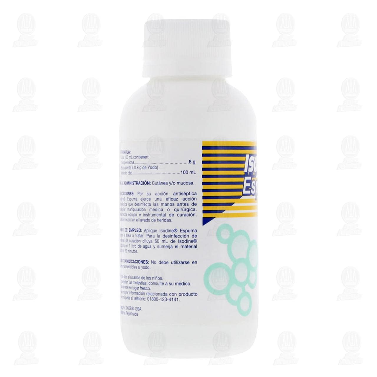Isodine Espuma Soluci&oacute;n Antis&eacute;ptica, 120 ml. image number 2
