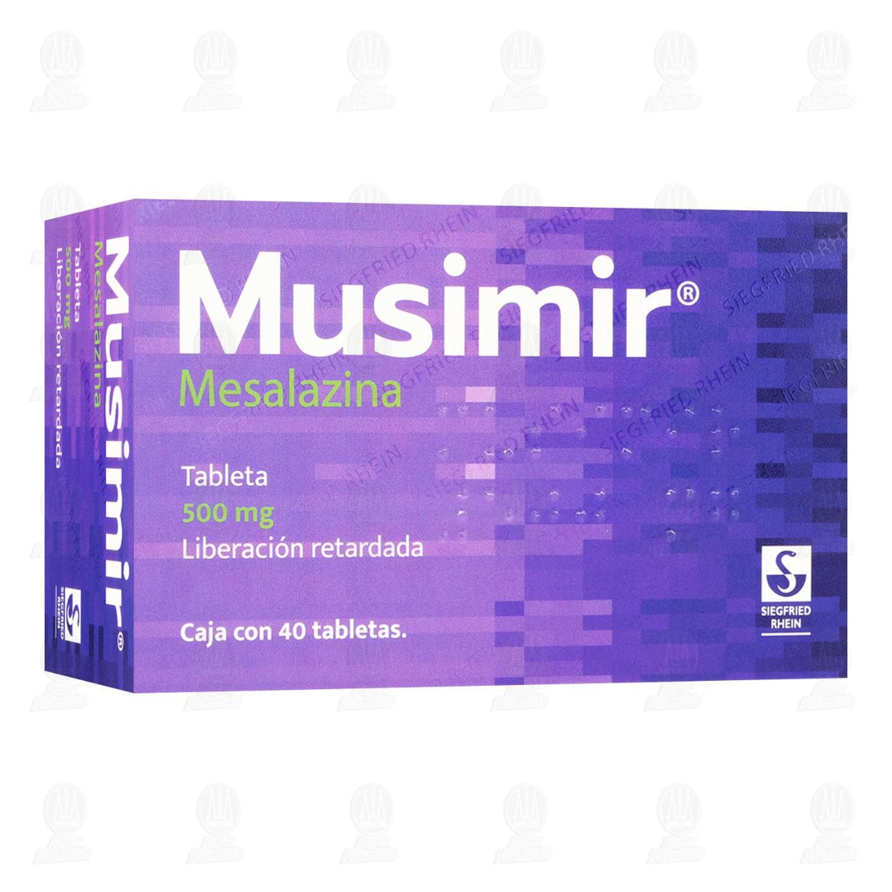 Imagen para Musimir 500 mg Liberación Retardada, 40 Tabletas.