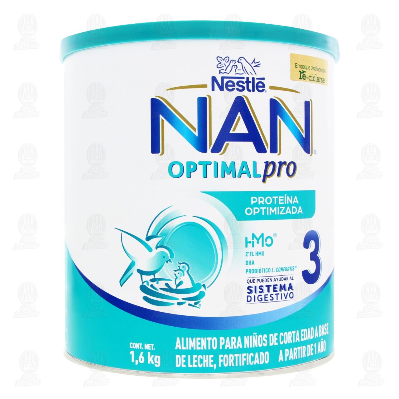 F&oacute;rmula Infantil Nan 3 Optimal Pro a Partir de un A&ntilde;o, 1.6 kg. image number 0