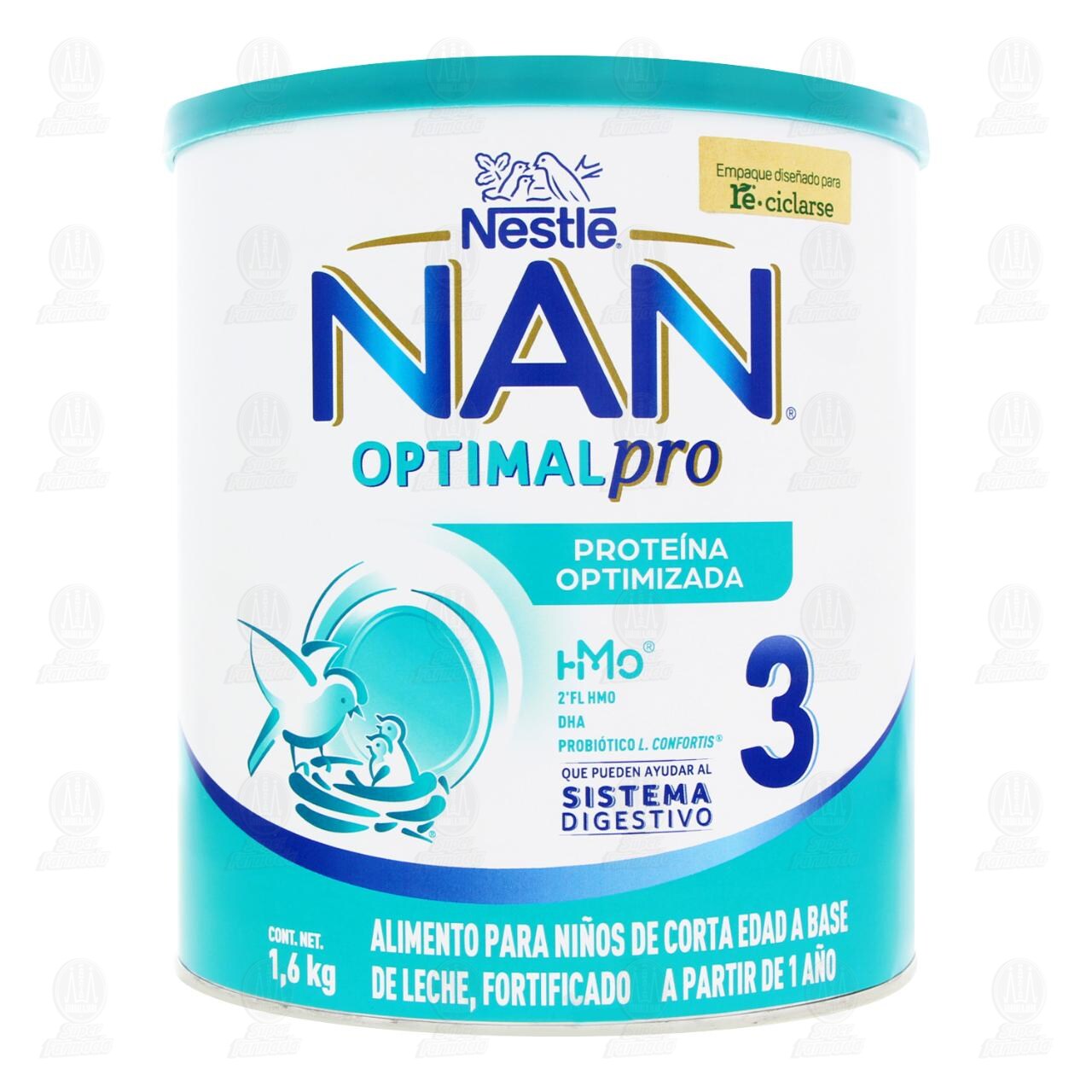 F&oacute;rmula Infantil Nan 3 Optimal Pro a Partir de un A&ntilde;o, 1.6 kg. image number 1