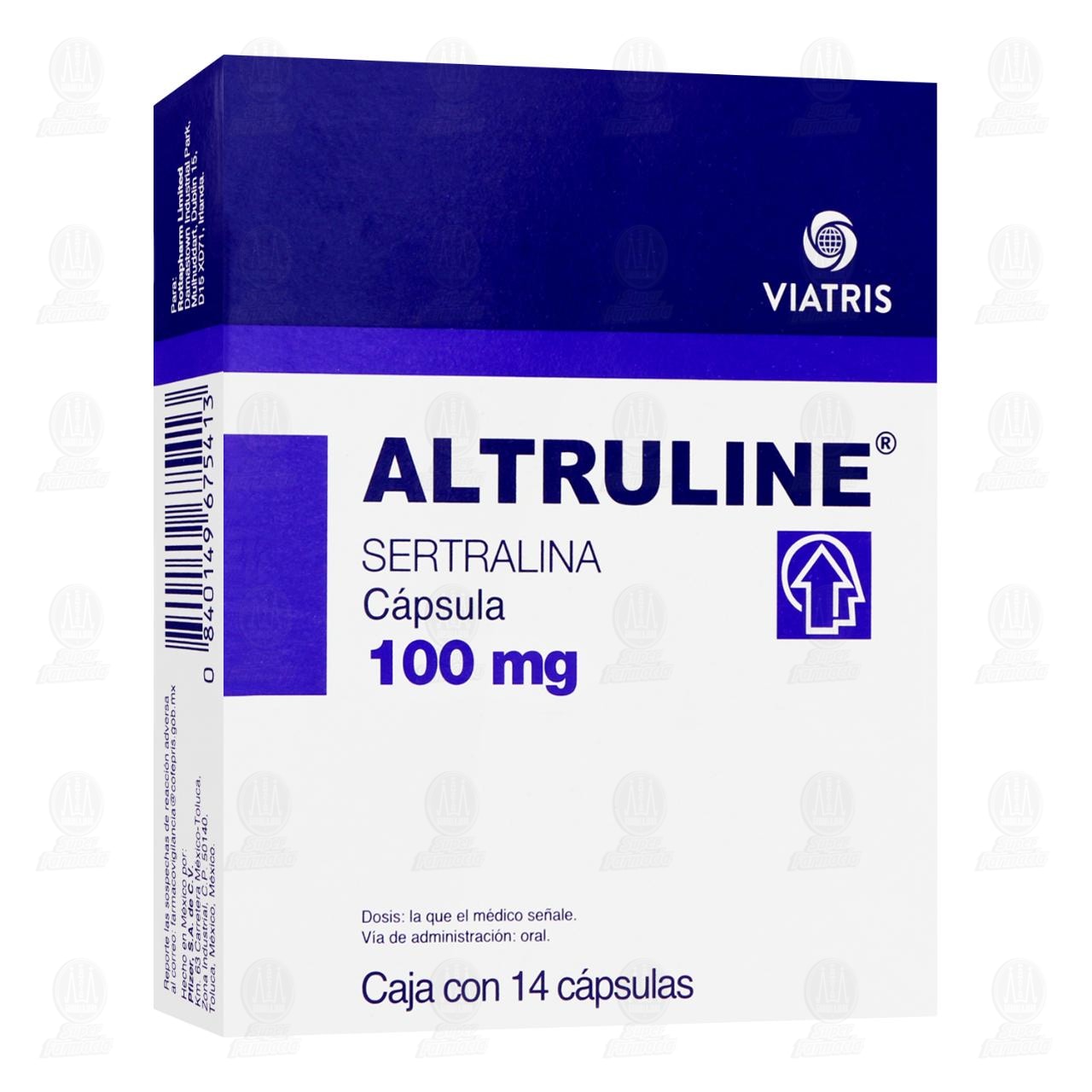 Altruline 100 mg, 14 C&aacute;psulas. image number 0