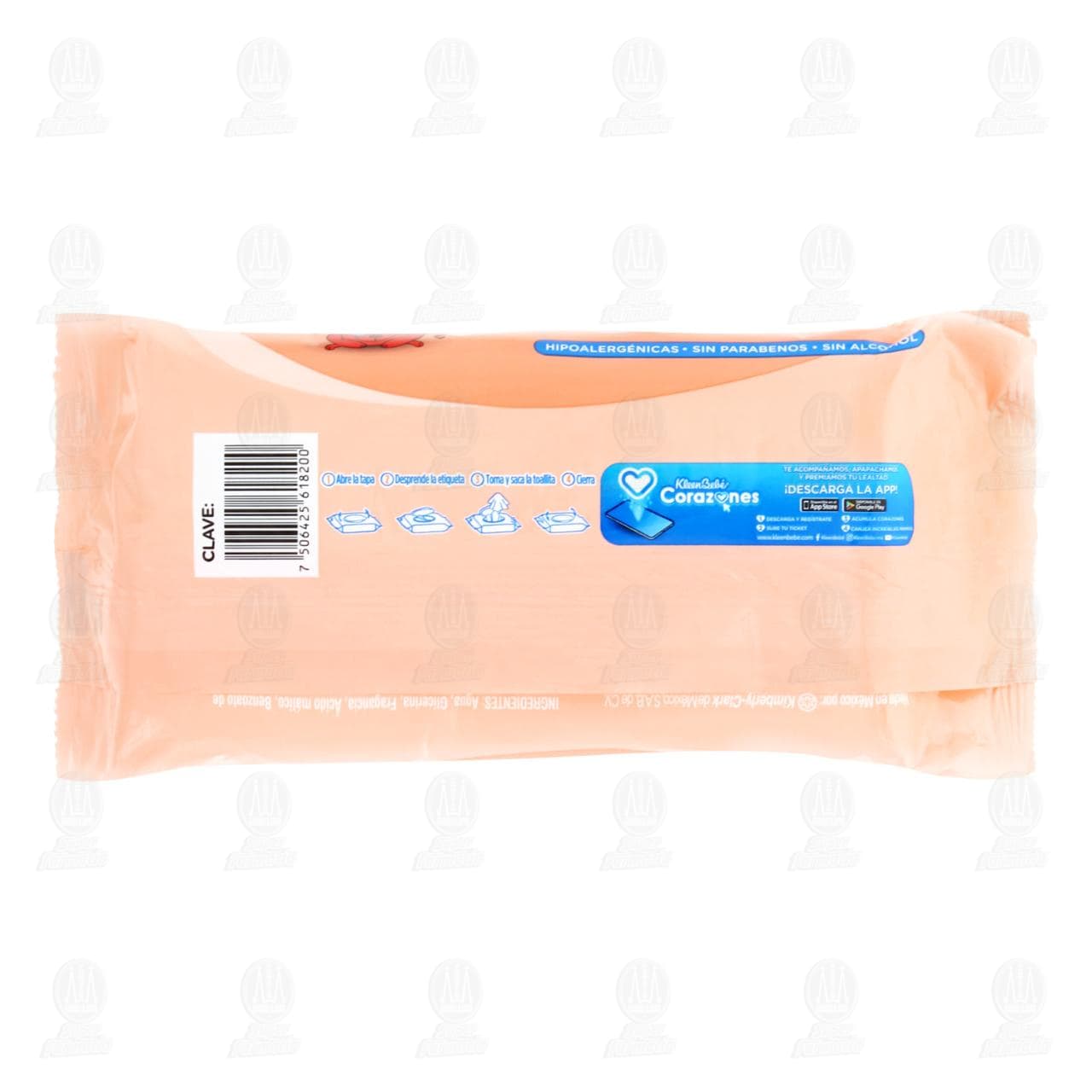 Toallitas H&uacute;medas KleenBeb&eacute; Suavelastic Vitta E, 80 pzas. image number 1