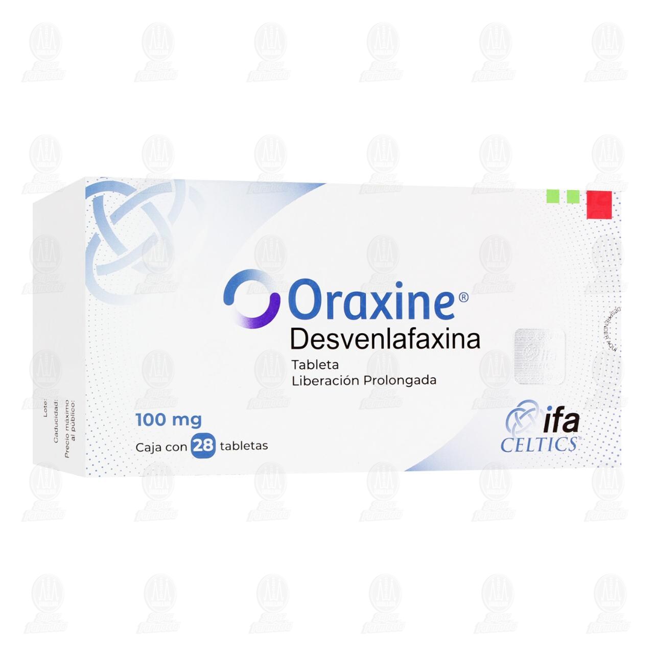 Oraxine 100 mg, 28 Tabletas. image number 0