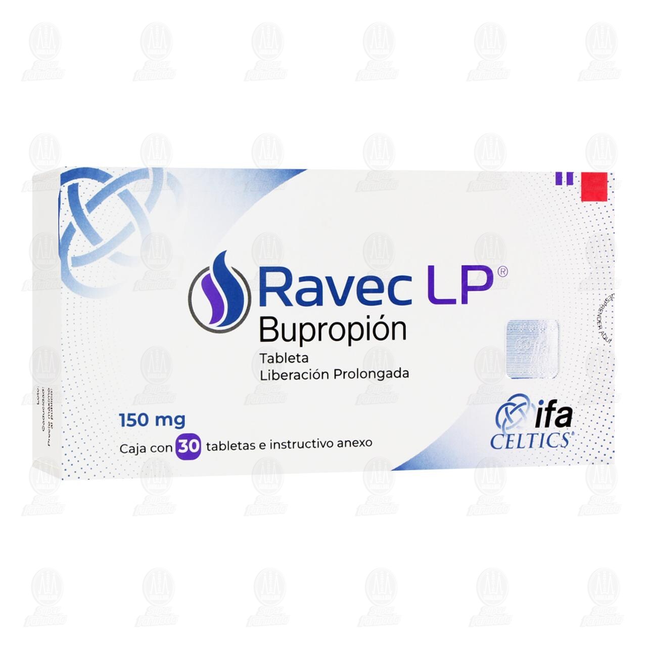 Ravec LP 150 mg, 30 tabletas.