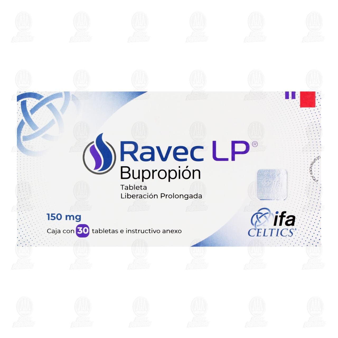 Ravec LP 150 mg, 30 tabletas. image number 1
