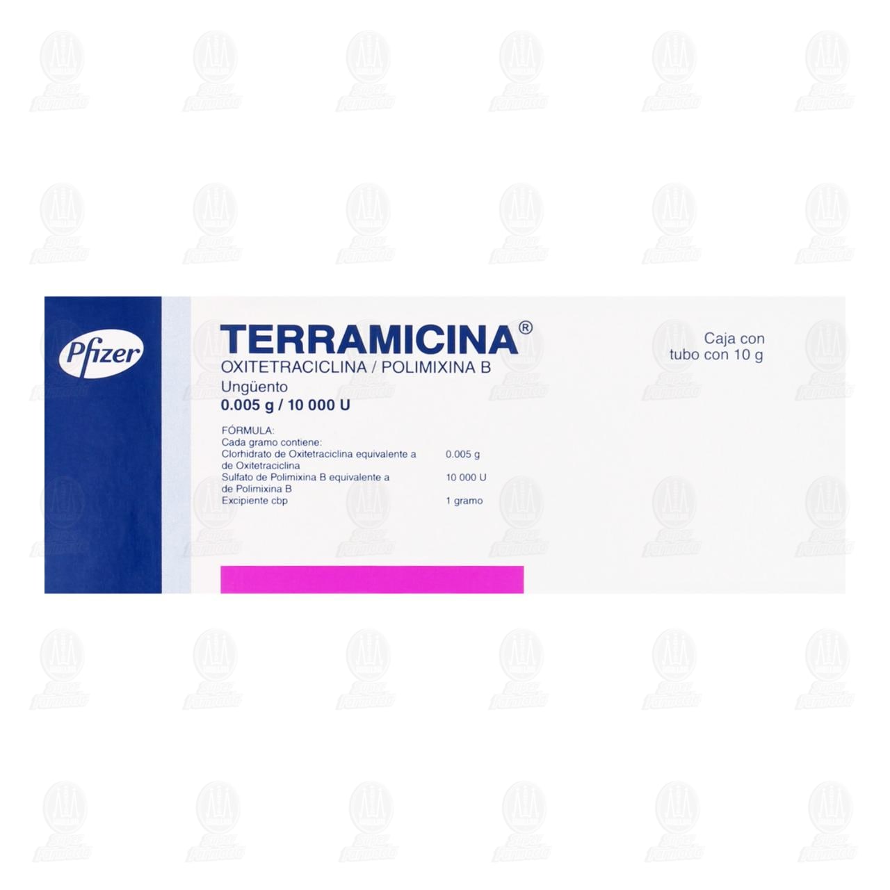 Terramicina 0.005g 10 000U Ung ento 10 gr