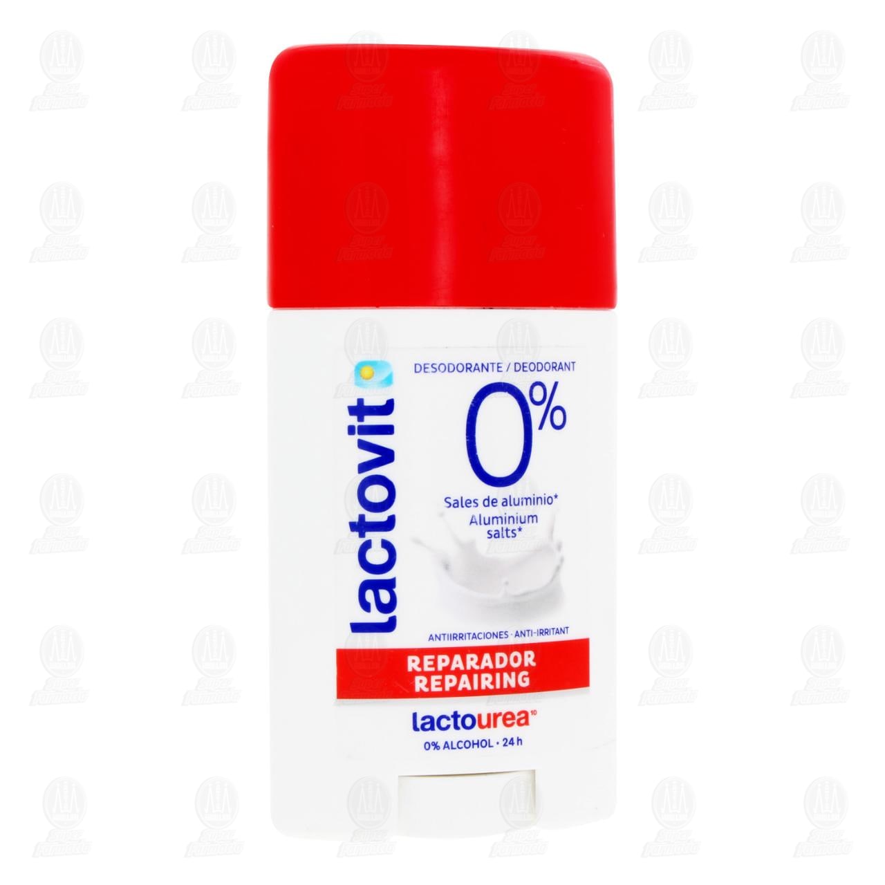 Imagen para Desodorante Lactovit en Barra con Sales de Aluminio Reparador, 60 ml.