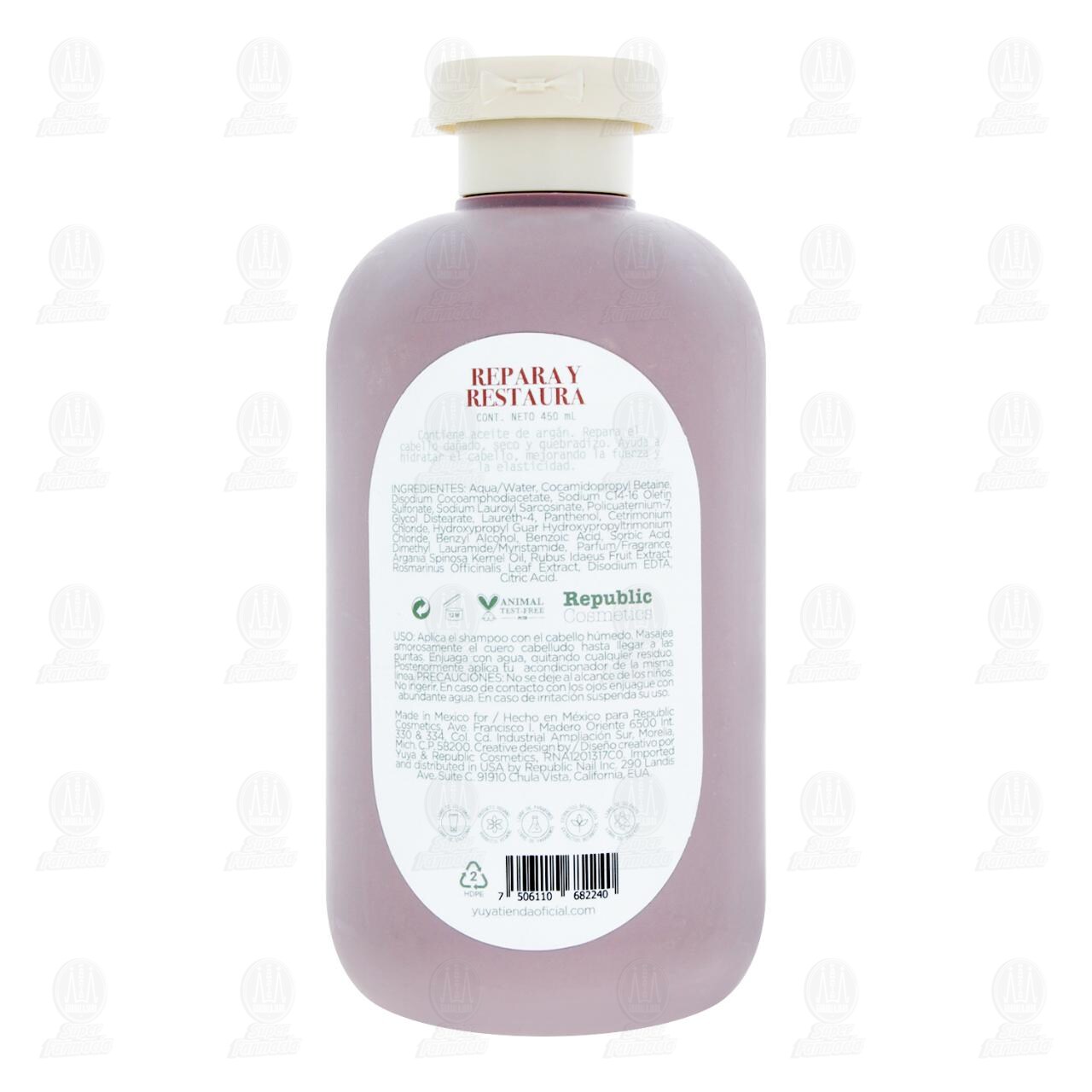 Shampoo Yuya Repara y Restaura, 450 ml. image number 2