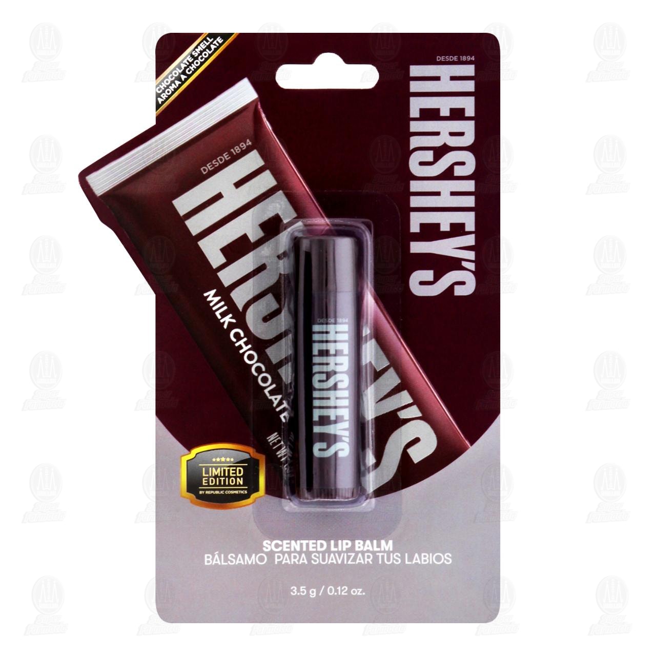 Imagen para Bálsamo Republic Cosmetics Suavizador de Labios Edición Hershey's Milk Chocolate, 3.5 gr.