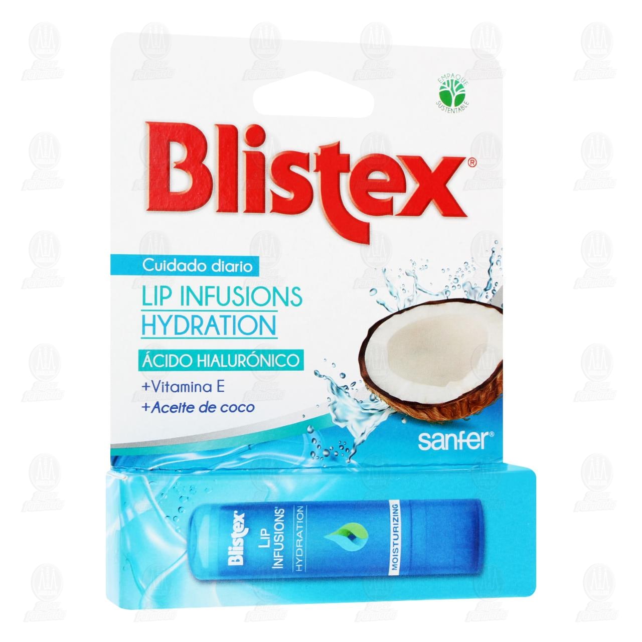 Imagen para Protector Labial Blistex Lip Infusions Hydration, 3.7 gr.