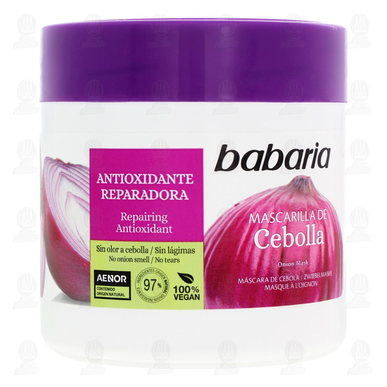 Imagen para Babaria Mascarilla Capilar de Cebolla Antioxidante y Reparadora, 400 ml.