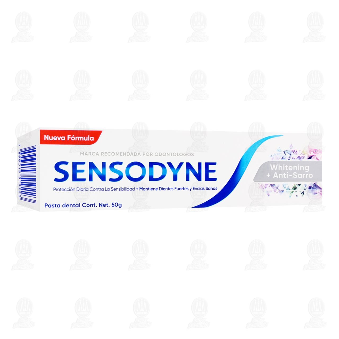 Imagen para Sensodyne Whitening + Anti-Sarro, 50 gr.