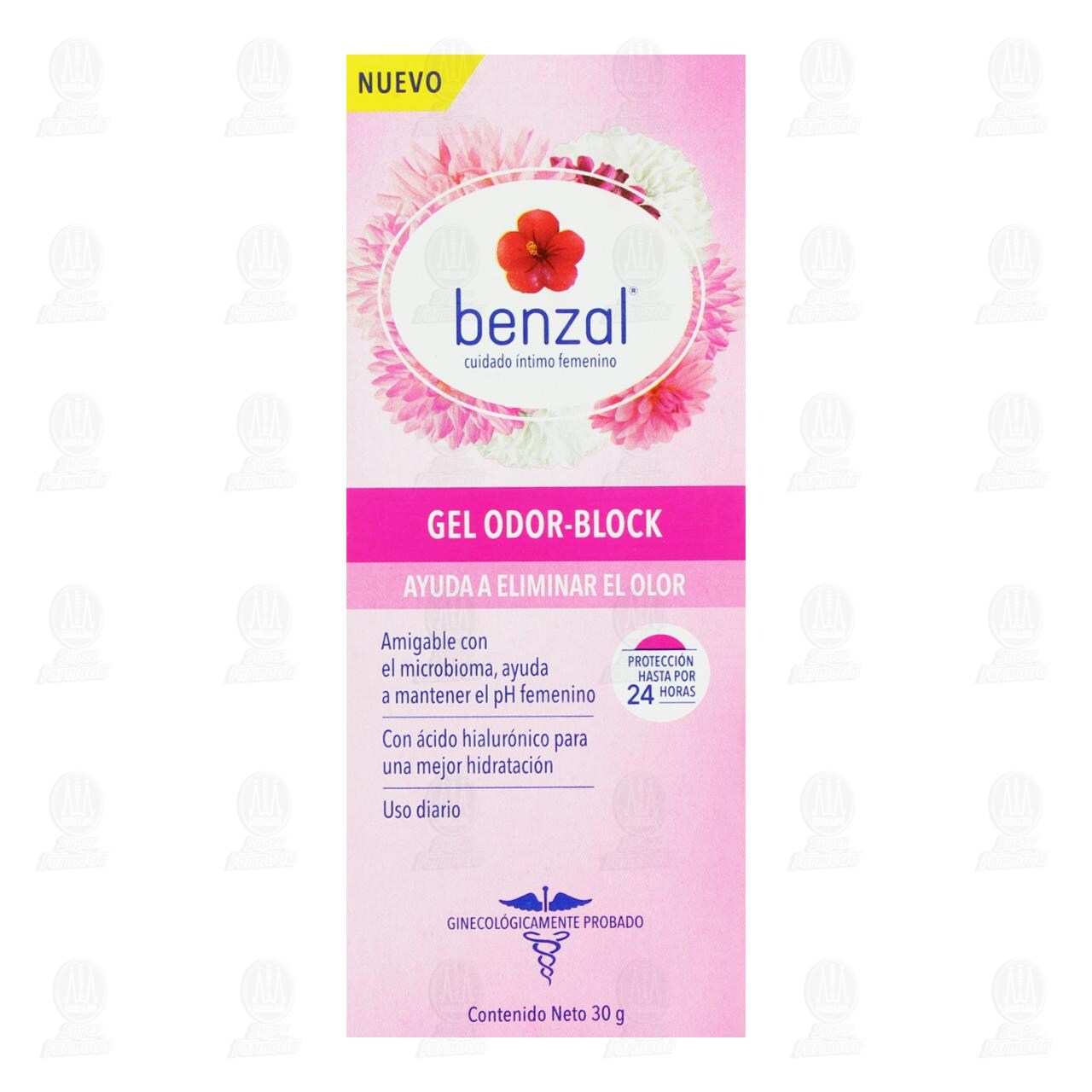 Gel Odor-Block Benzal Cuidado &Iacute;ntimo Femenino, 30 gr. image number 1