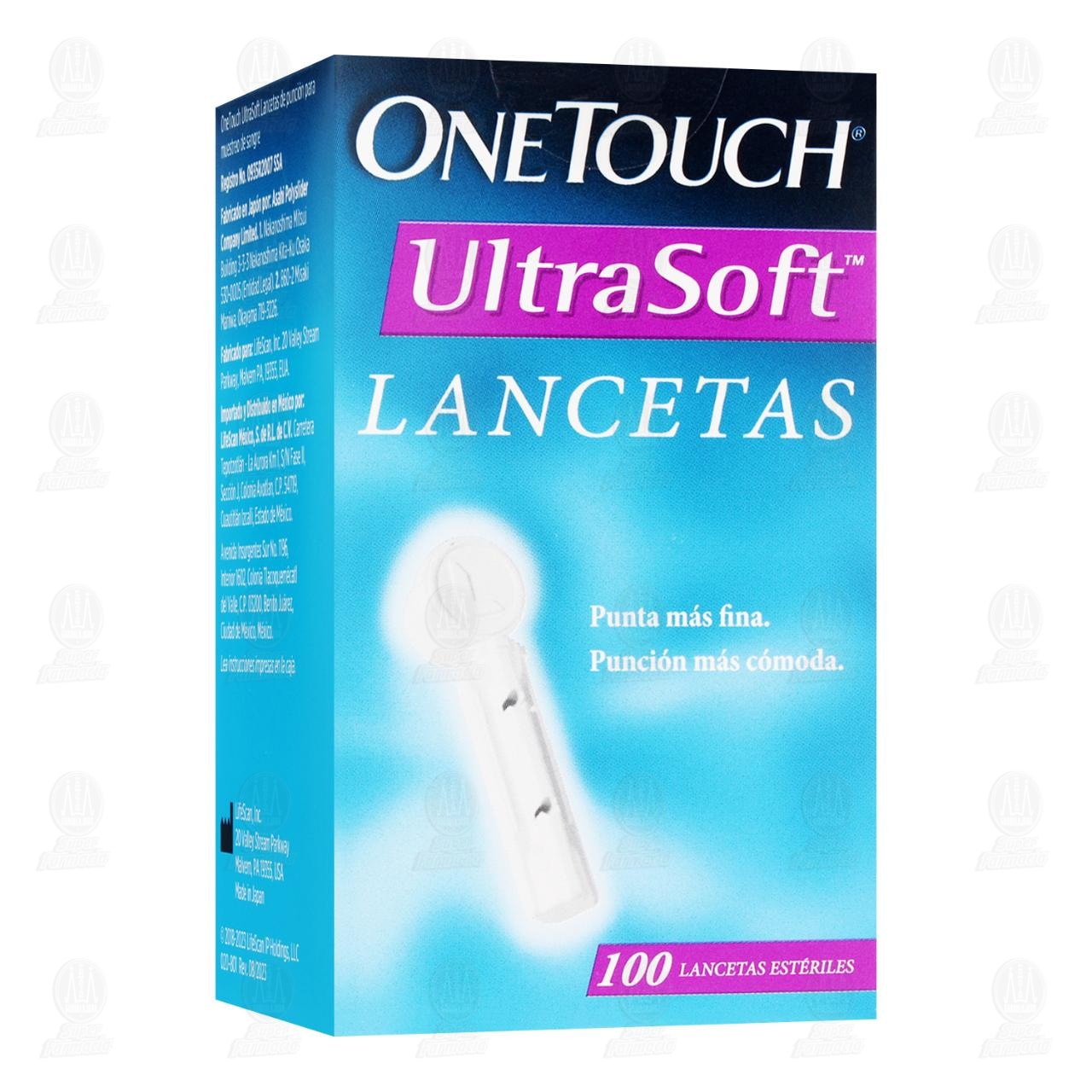 Imagen para One Touch Ultra Soft Lancetas, 100 pzas.
