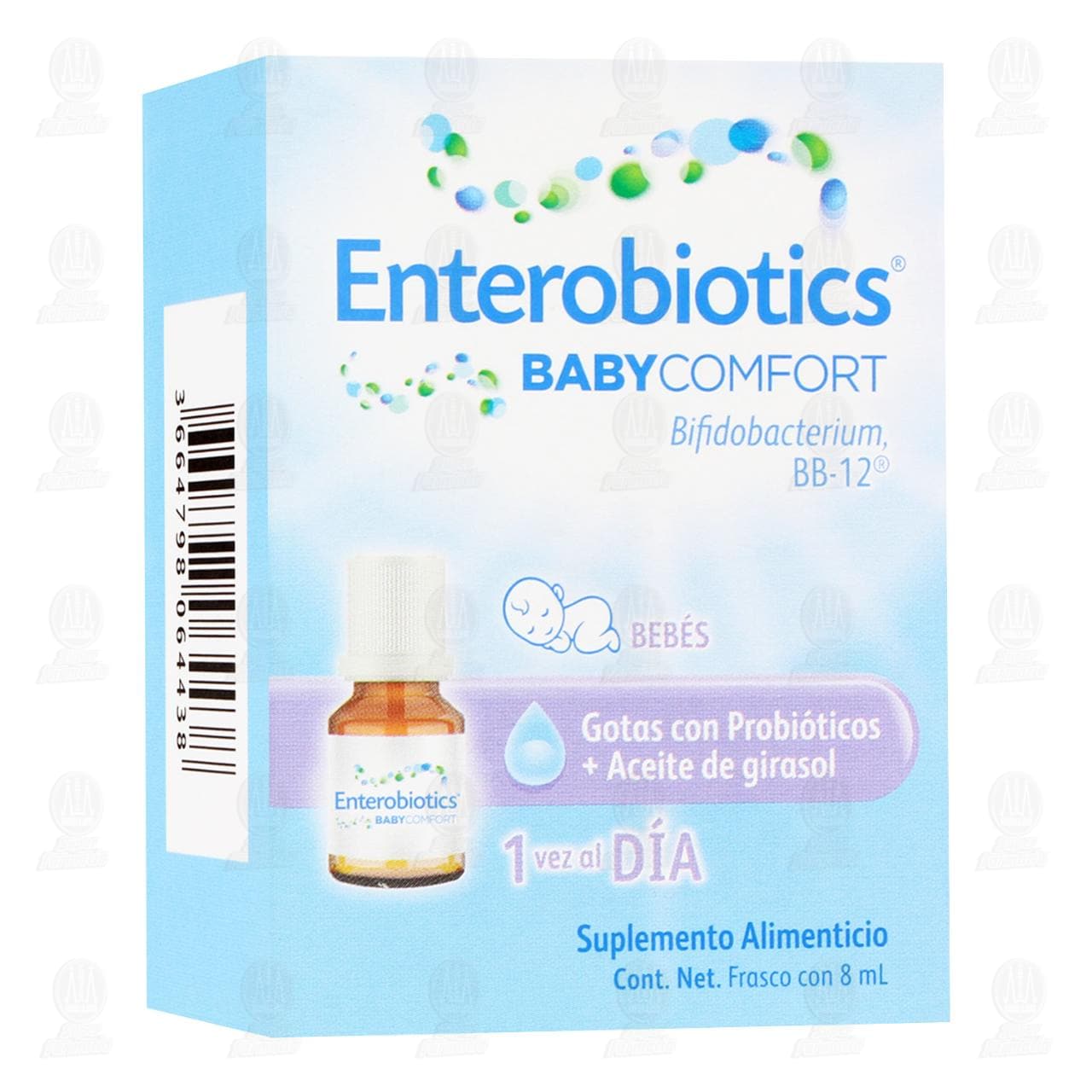 Imagen para Enterobiotics Baby Comfort en Gotas con Probióticos y Aceite de Girasol Suplemento Alimenticio, 8 ml.
