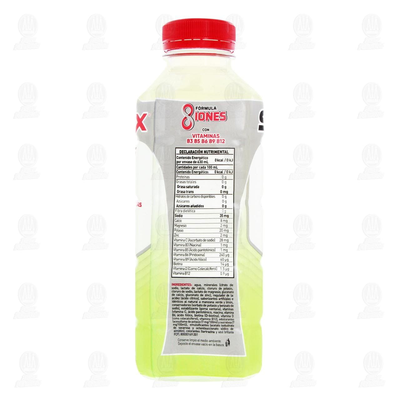 Bebida Suerox Vitamins Energy Sabor Manzana Verde-Lim&oacute;n, 630 ml. image number 2