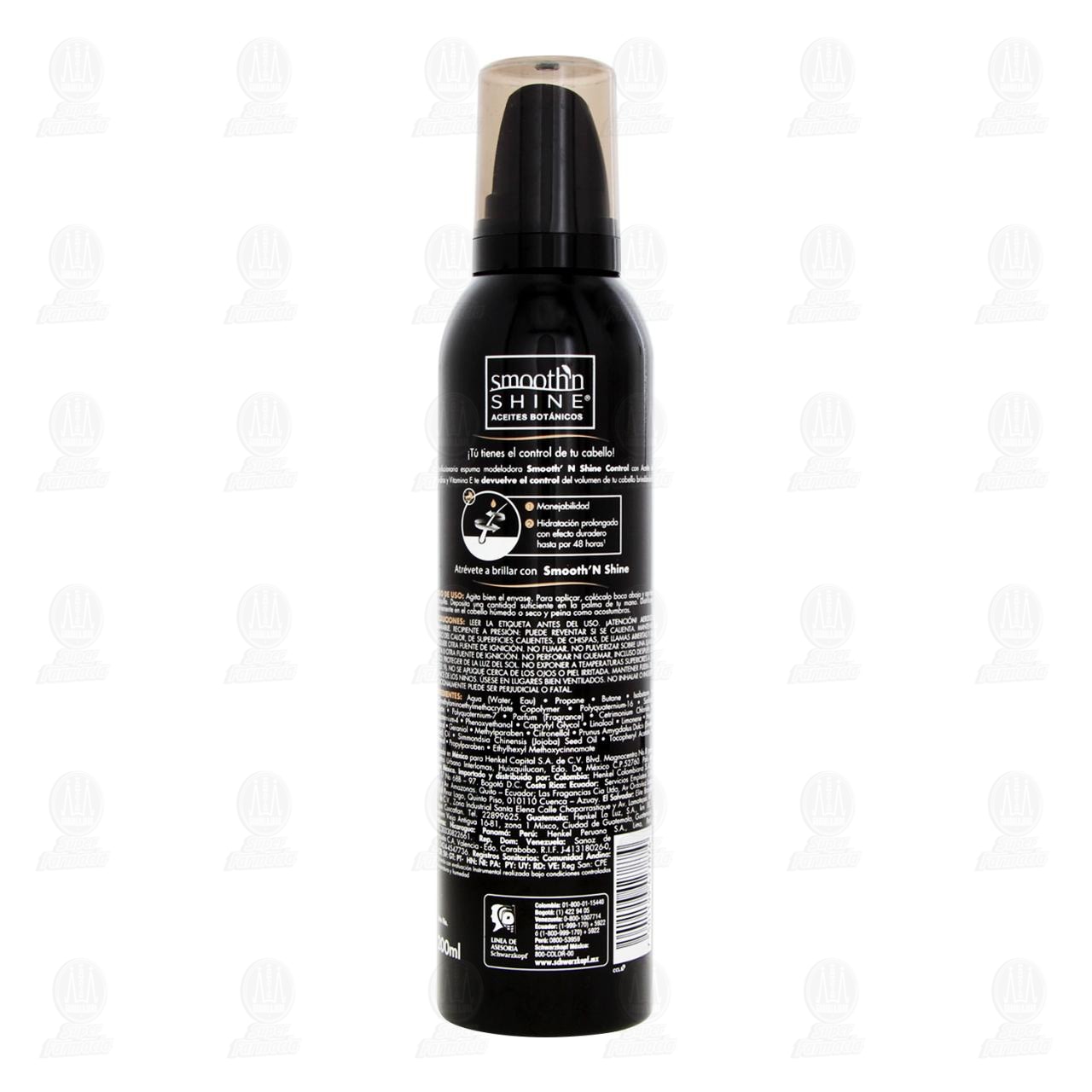 Espuma Modeladora Smooth'n Shine Control, 200 ml. image number 2