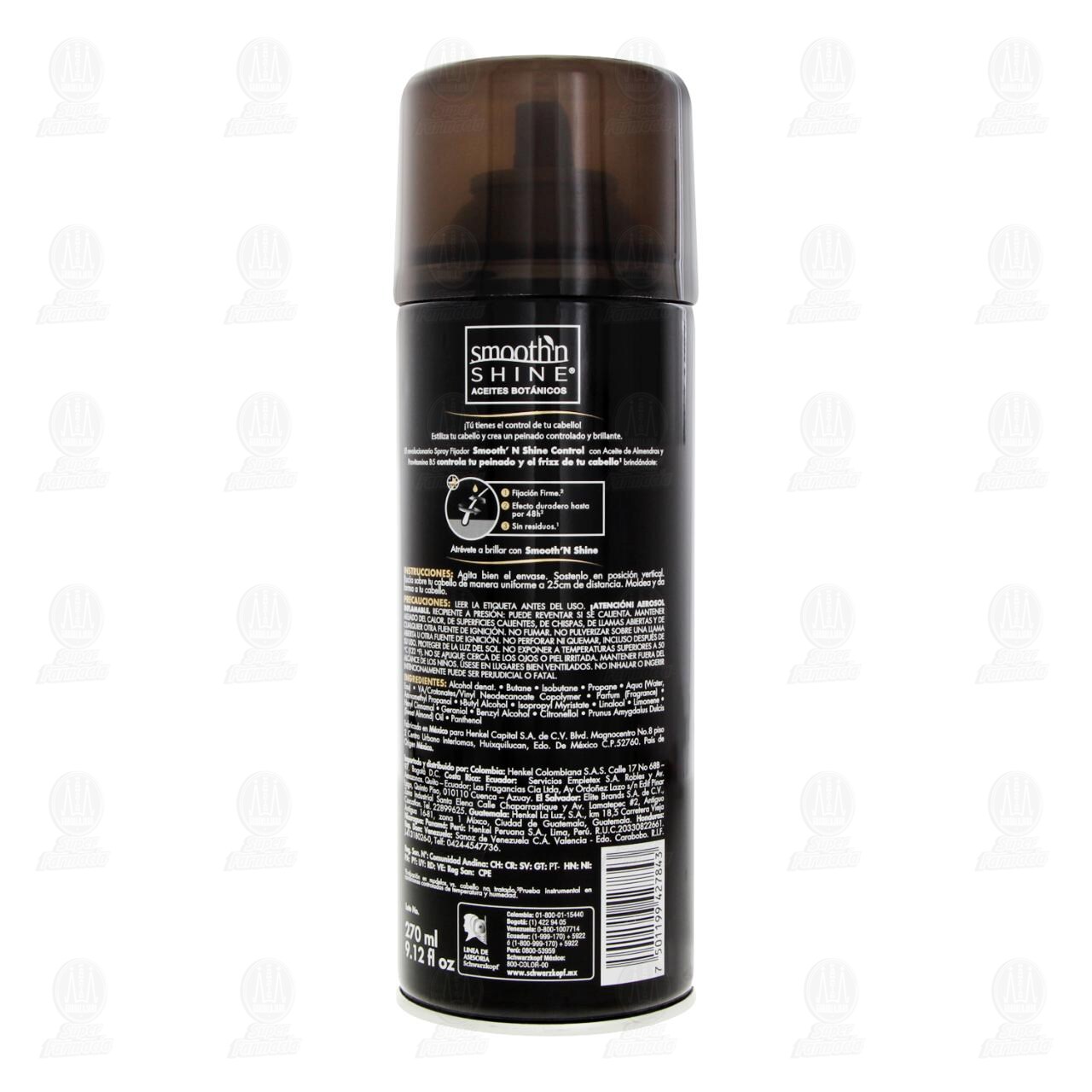 Spray Fijador Smooth'n Shine Control, 270 ml. image number 2