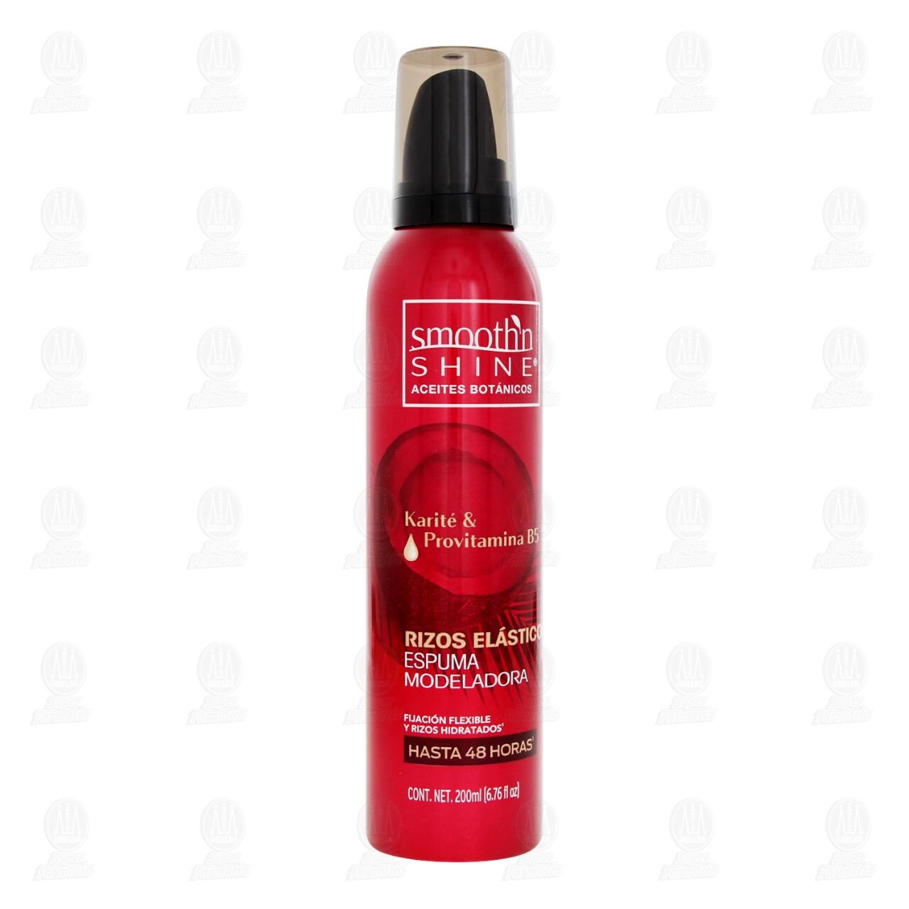 Espuma Modeladora Smooth'n Shine Rizos El&aacute;sticos, 200 ml. image number 0