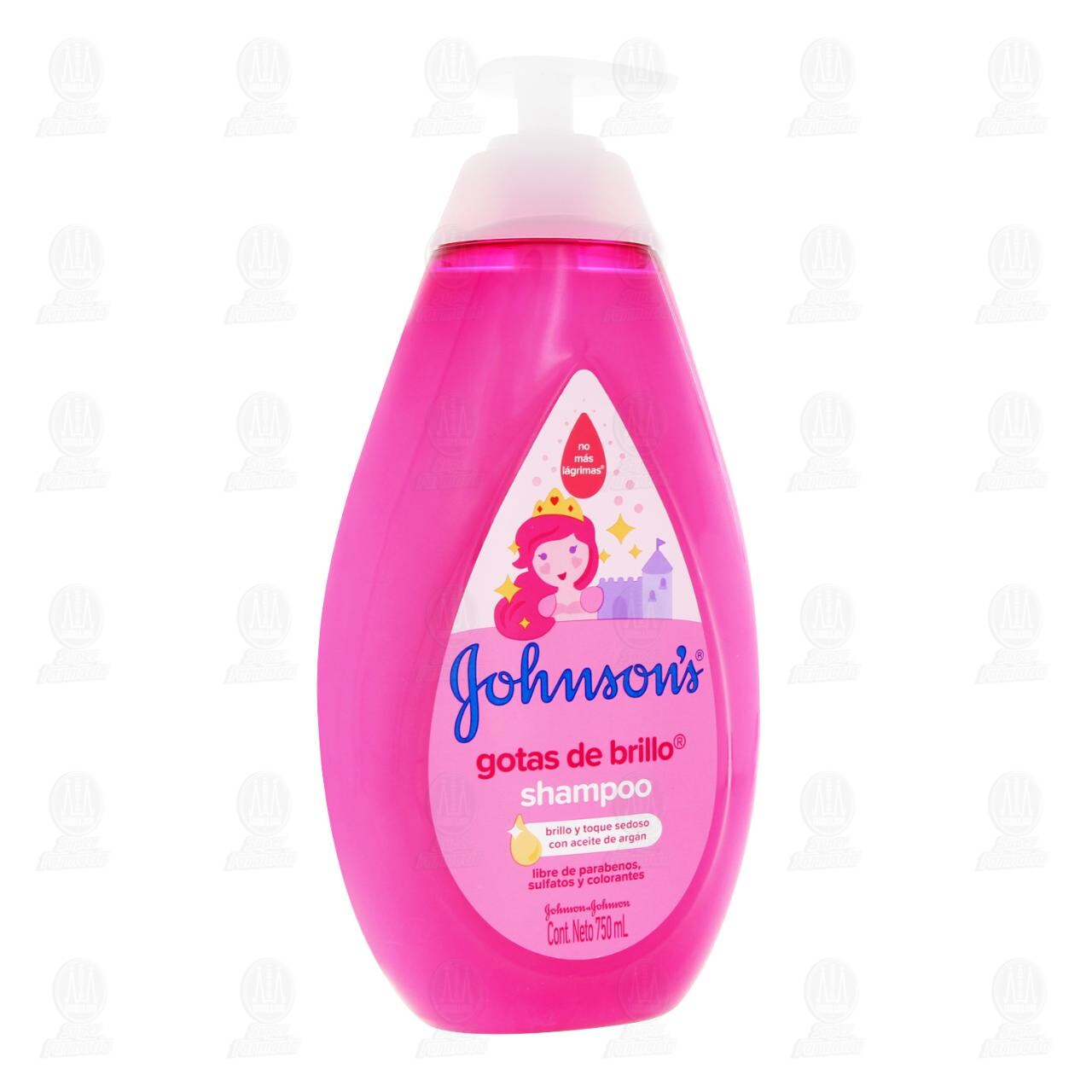 Shampoo Infantil Johnson's Gotas de Brillo, 750 ml.