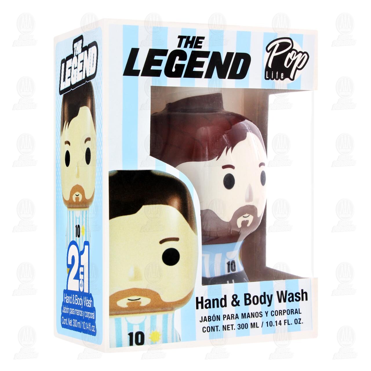 Jabón Líquido Pop Life para Manos y Corporal Edición The Legend Aroma Frutal, 300 ml.
