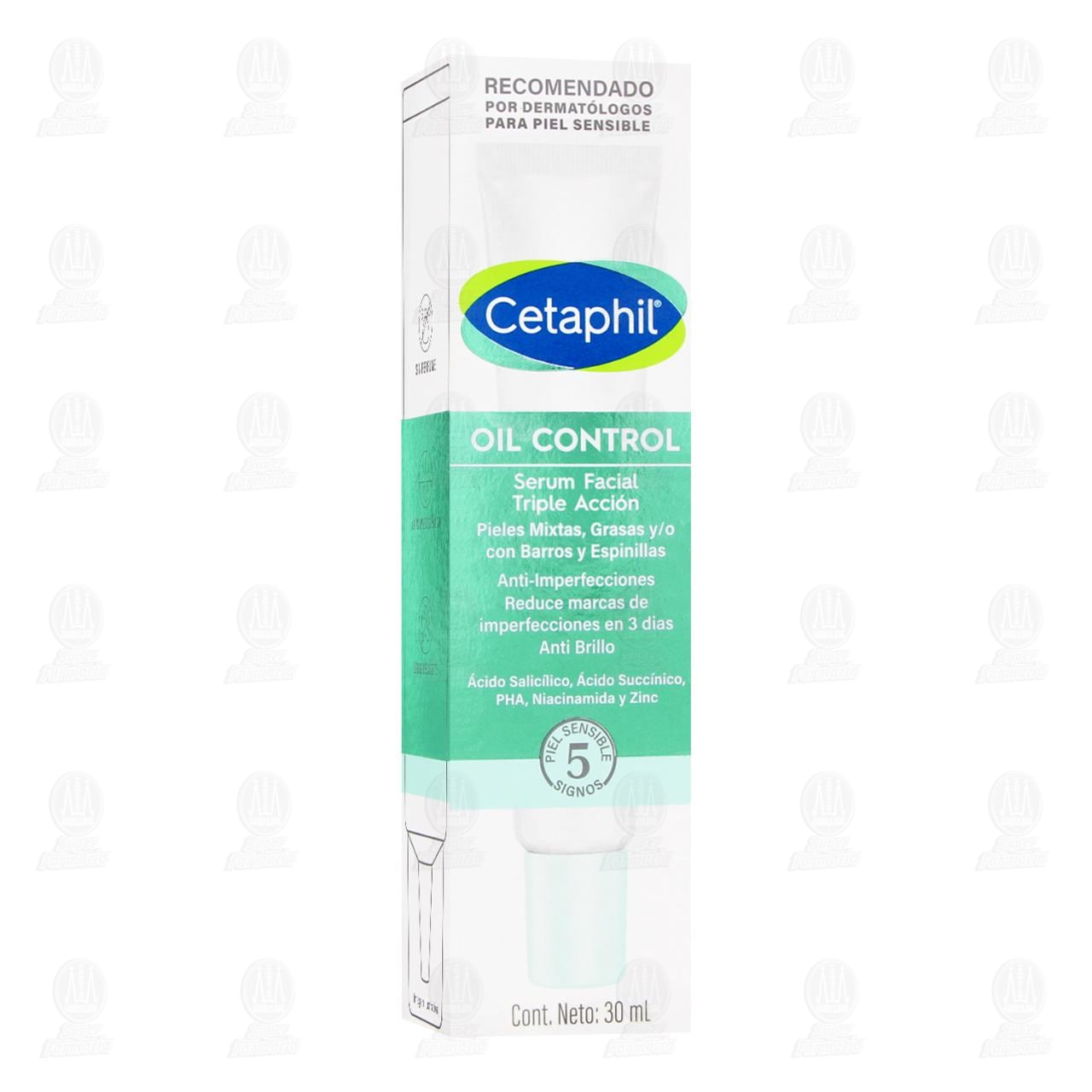 Imagen para Cetaphil Serum Oil Control Facial Triple Accion, 30 ml.