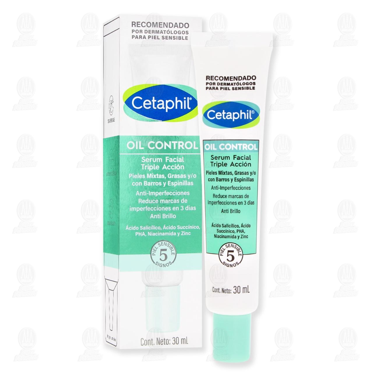 Cetaphil Serum Oil Control Facial Triple Accion, 30 ml. image number 0