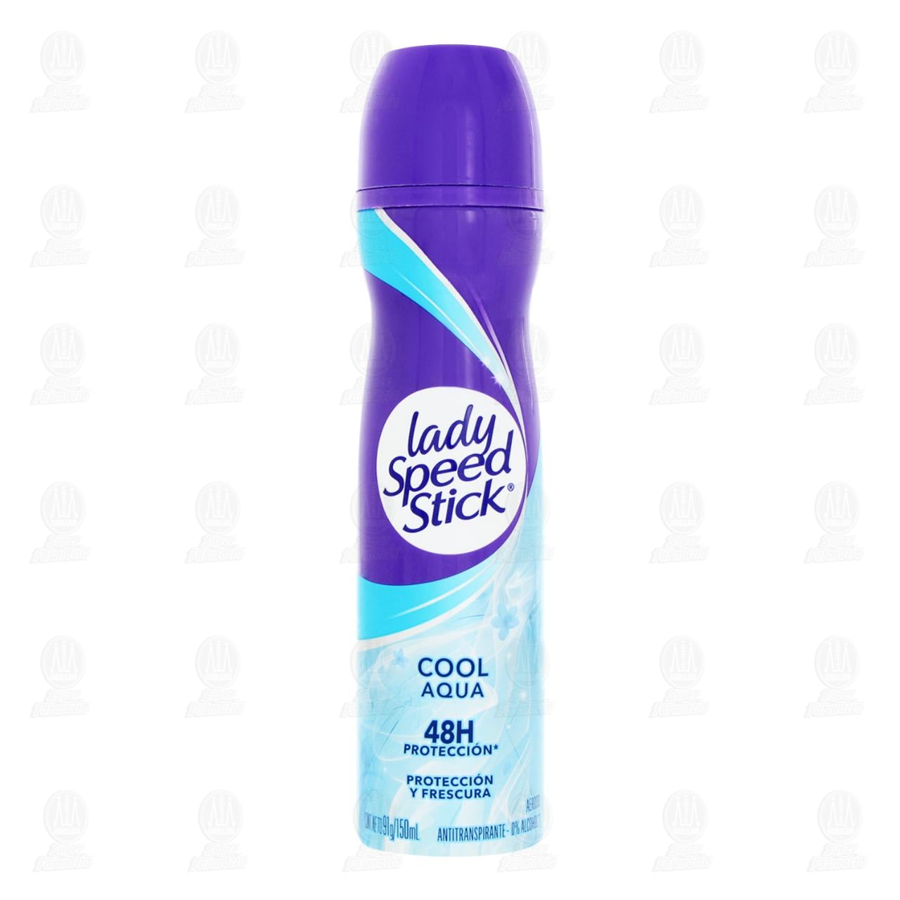 Antitranspirante Lady Speed Stick 48 H Cool Aqua en Aerosol, 150 ml. image number 1