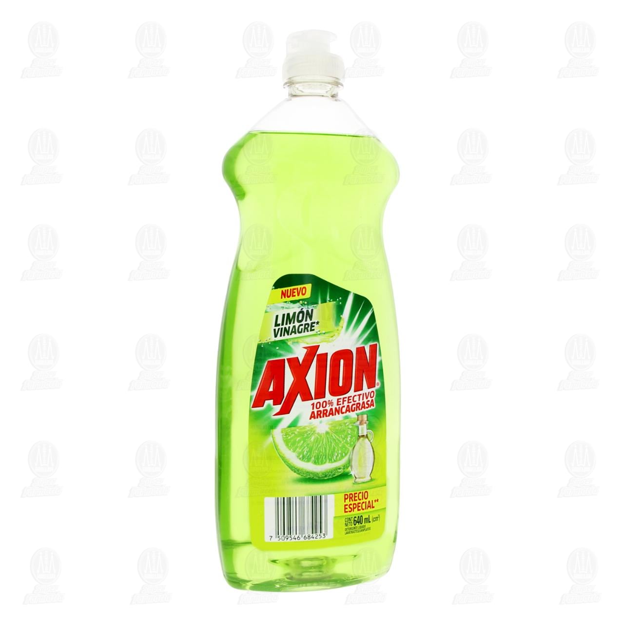 Imagen para Lavatrastes Líquido Axion Limón Vinagre, 640 ml.