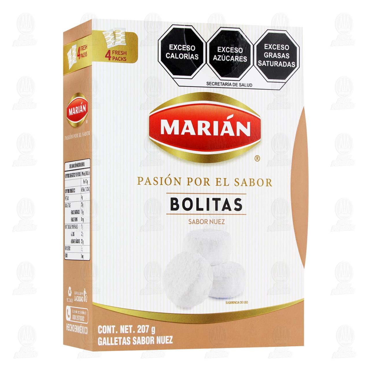 Imagen para Galletas Marían Bolitas Sabor Nuez, 207 gr.