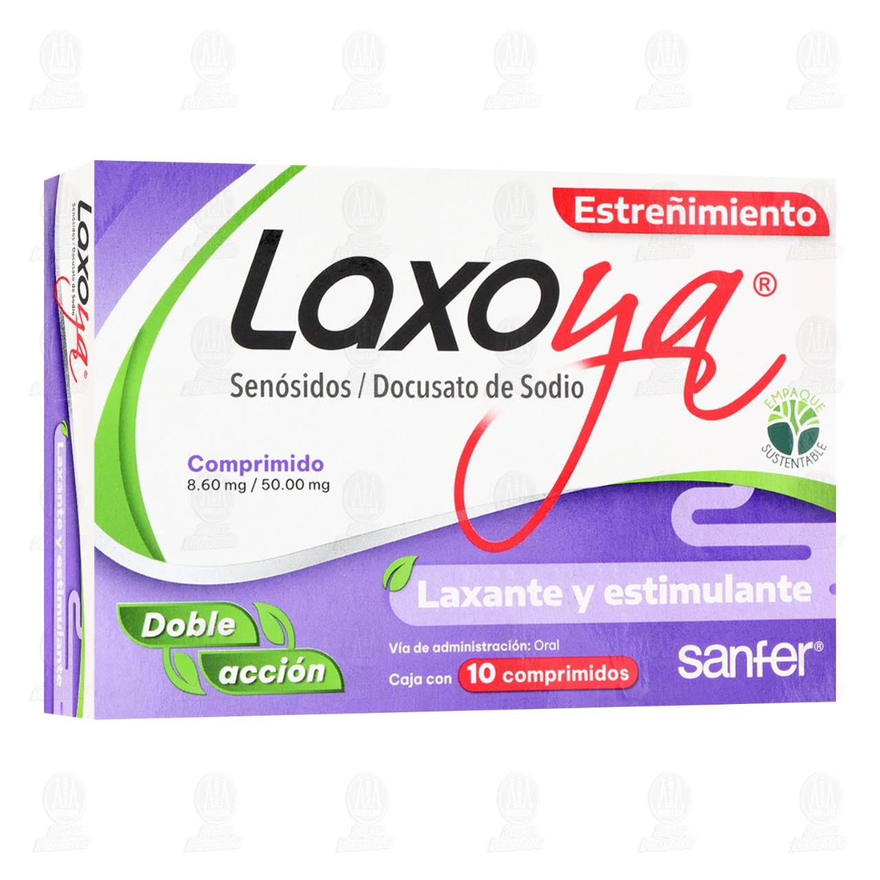 Imagen para Laxoya 8.60mg/50mg, 10 Comprimidos.