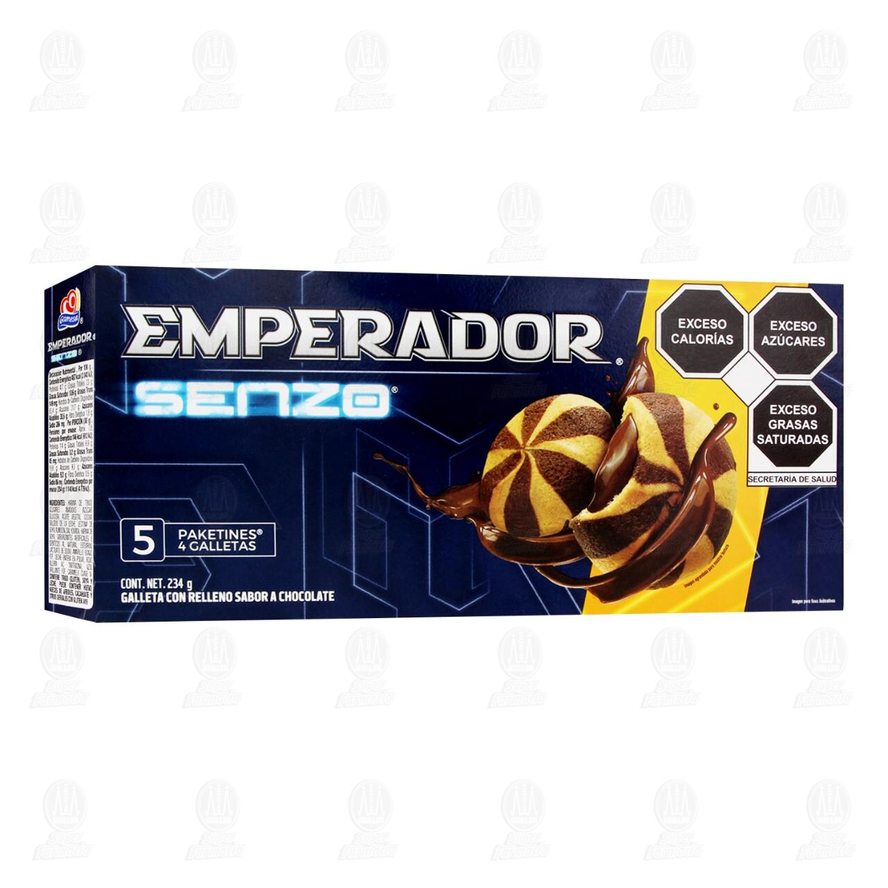 Galletas Emperador Senzo, 234 gr. image number 0