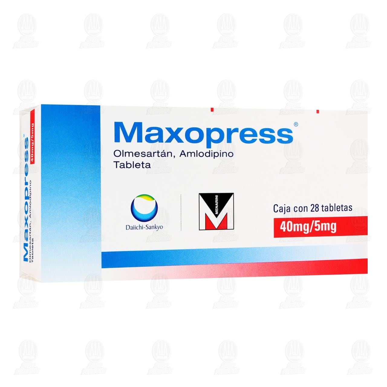 Maxopress 40mg/5mg, 28 Tabletas. image number 0