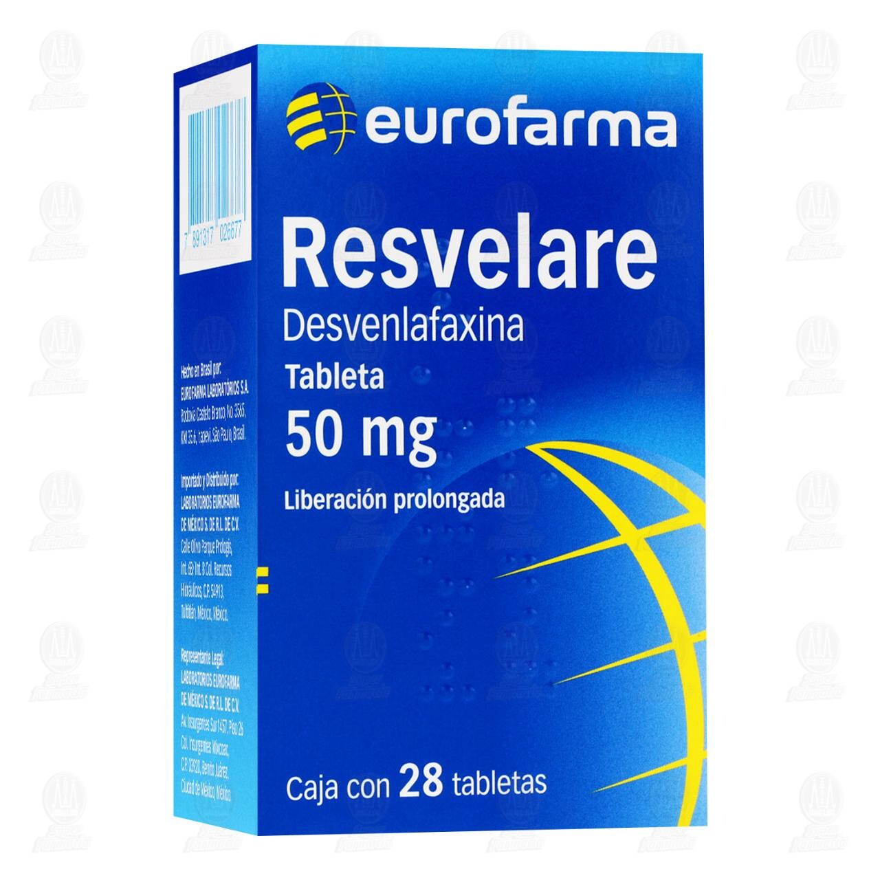 Resvelare 50 mg, 28 Tabletas. image number 0