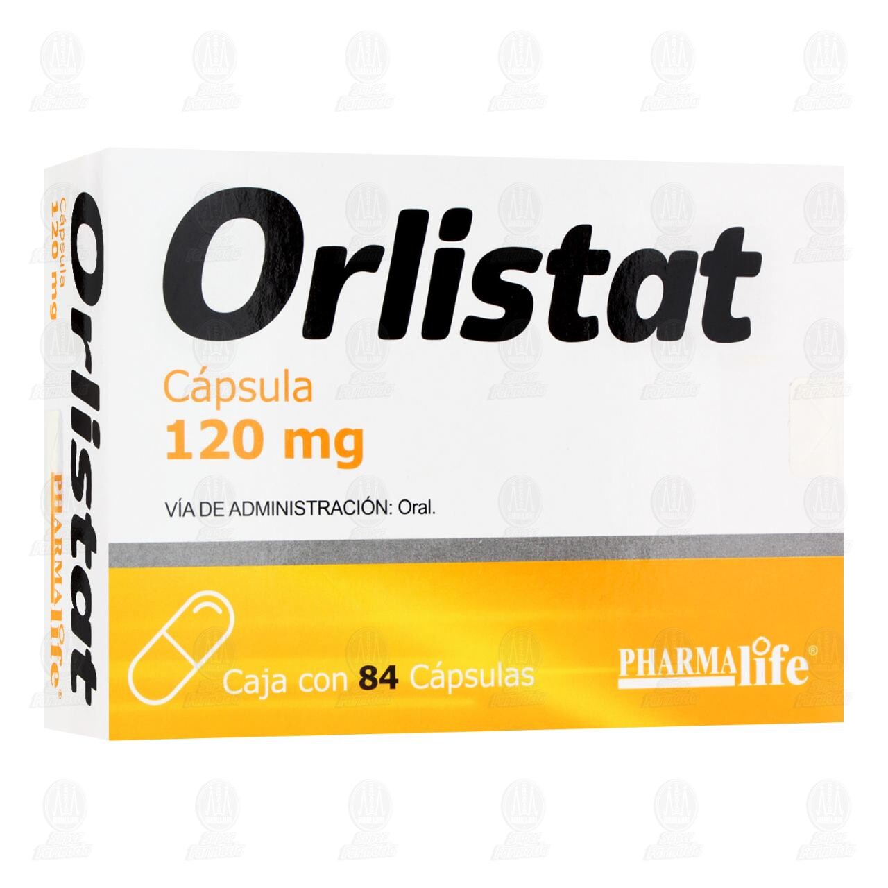Orlistat 120 mg, 84 C&aacute;psulas Pharmalife. image number 0