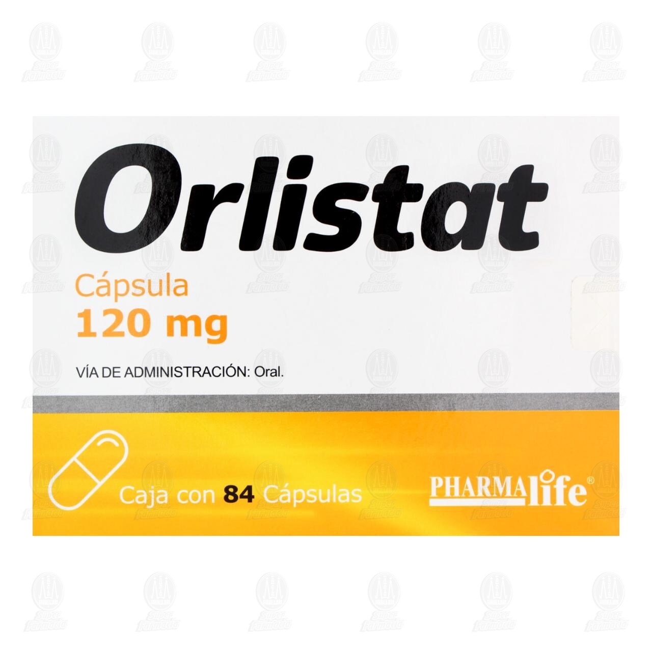 Orlistat 120 mg, 84 C&aacute;psulas Pharmalife. image number 1